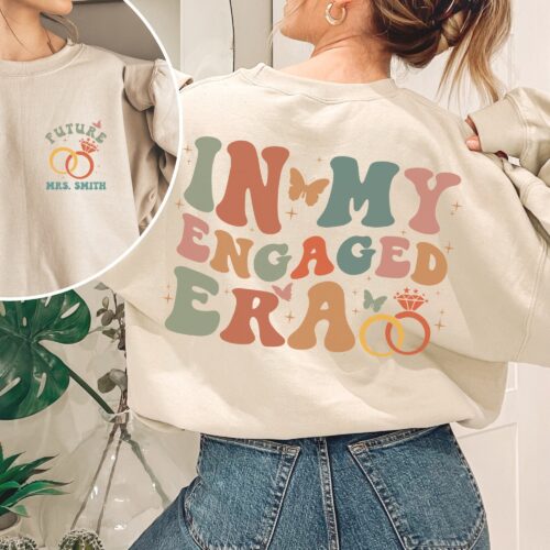 Engaged Era: Future MRS Fiance Tee & Engagement Gift Bachelorette image 0