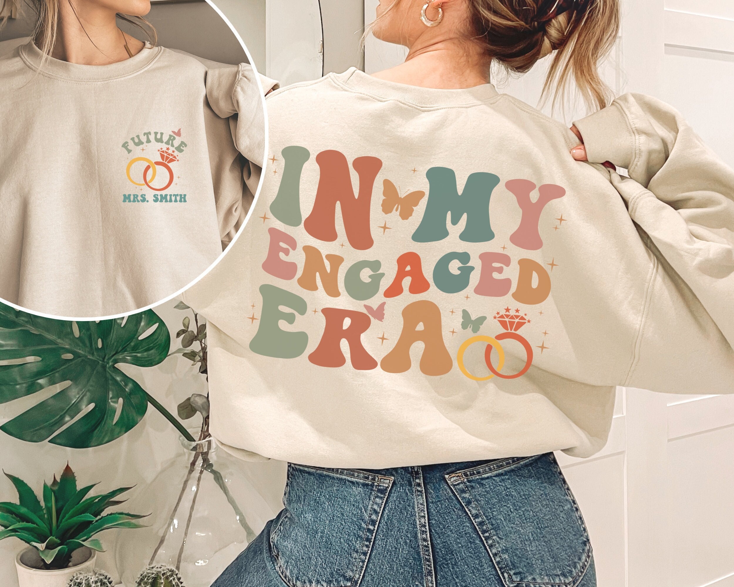 Engaged Era: Future MRS Fiance Tee & Engagement Gift Bachelorette image 0