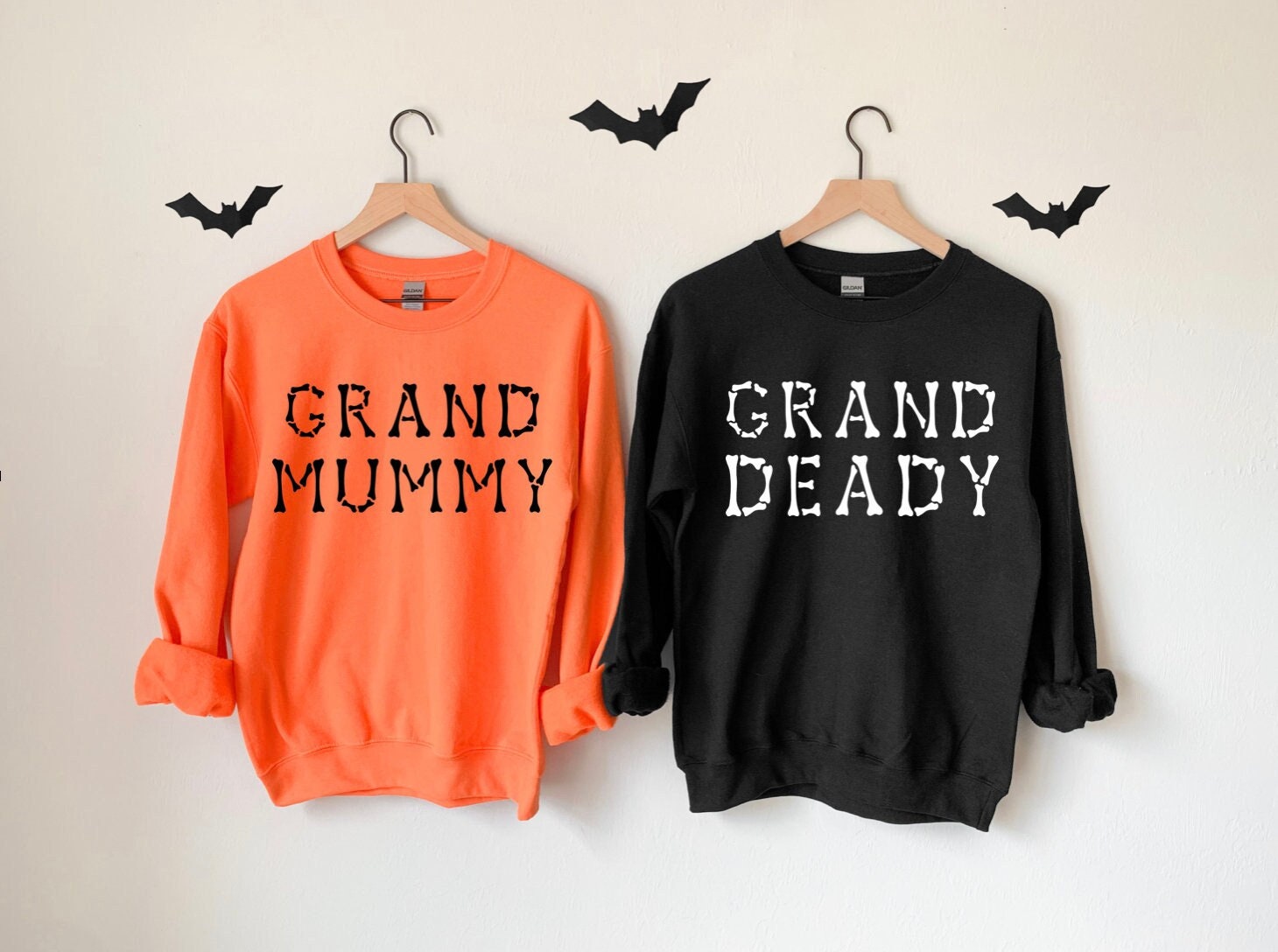 Halloween Couple Costume Sweatshirts: Matching Family Halloween Shirt image 1