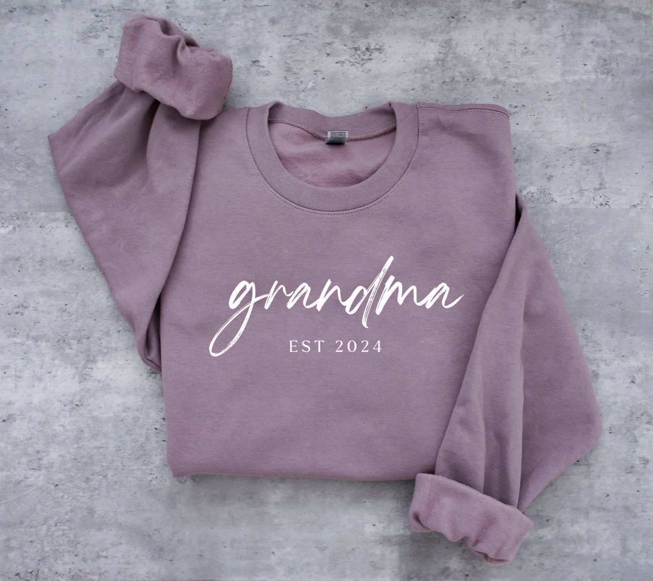 Personalized Grandma Est Sweatshirt Christmas Gift for Grandmother New Nana Shirt image 4