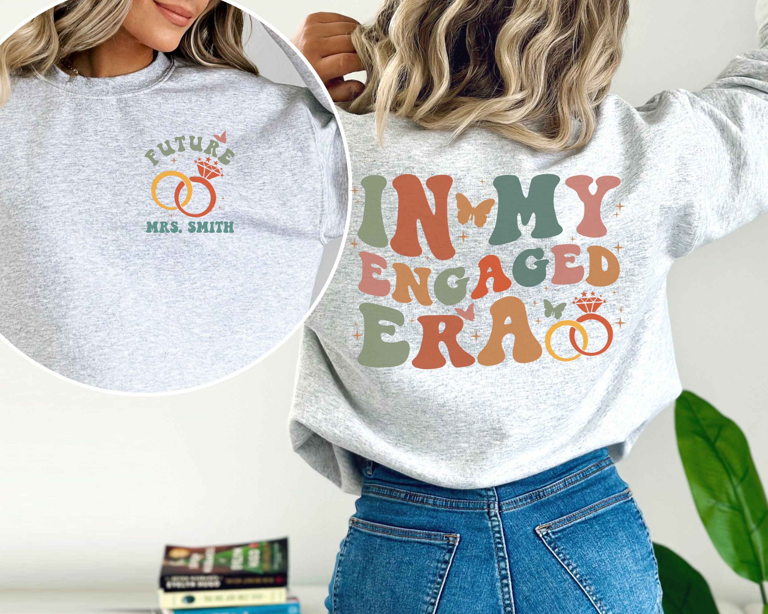 Engaged Era: Future MRS Fiance Tee & Engagement Gift Bachelorette image 2