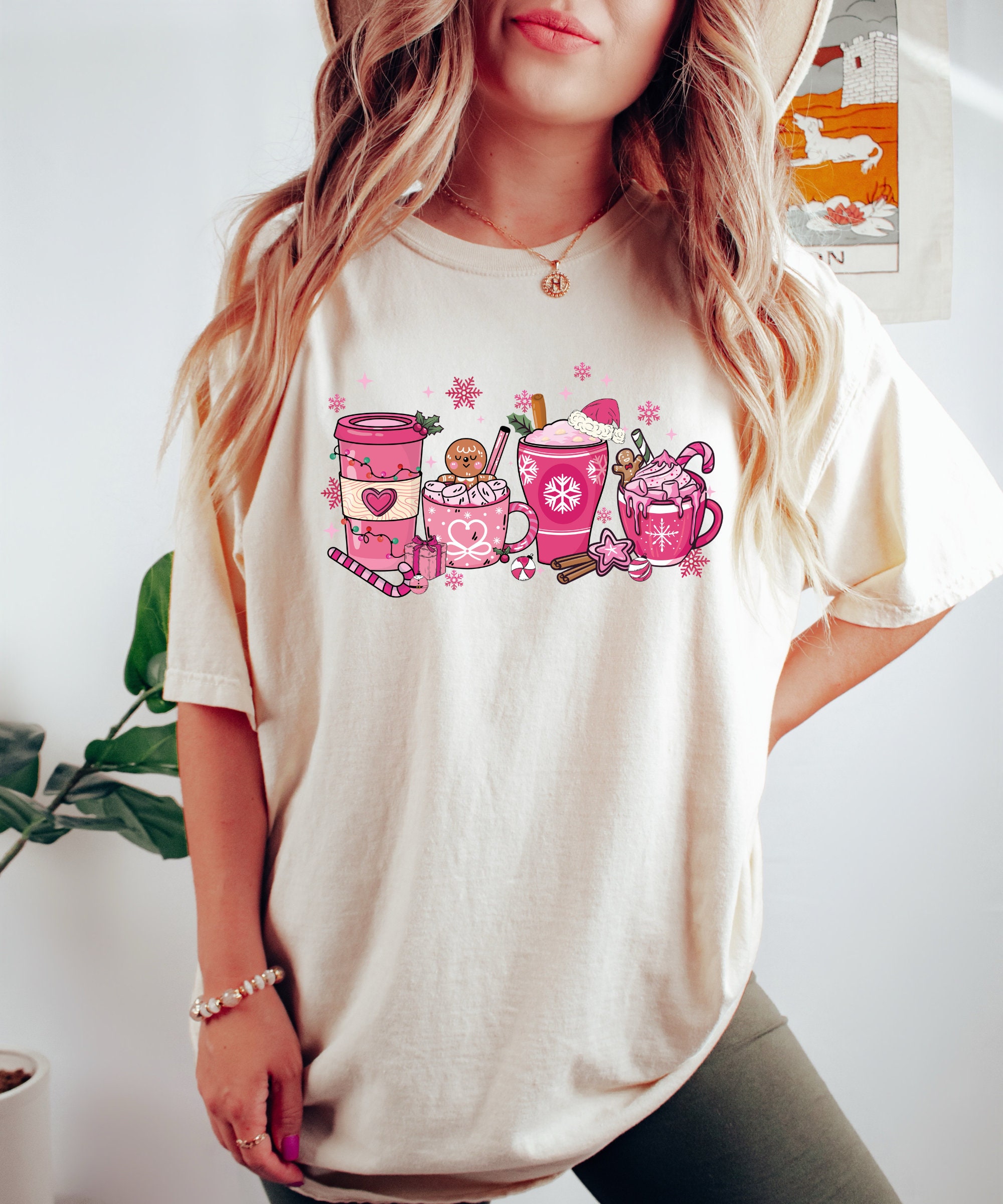 Christmas Coffee Shirt - Cozy Winter Women's Latte Shirt image 2