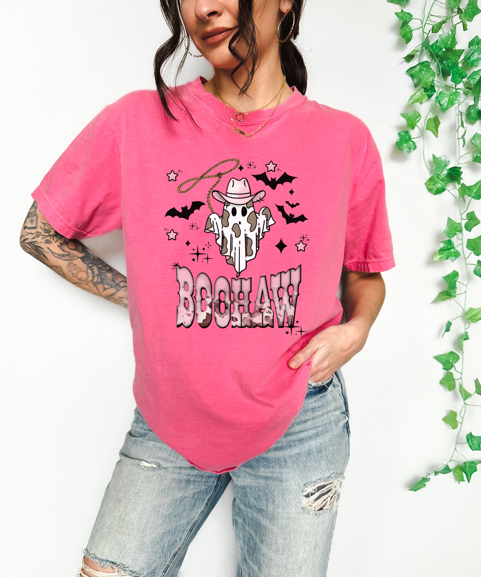 Halloween Boo Haw Shirt - Vintage Cowboy Halloween Sweatshirt image 3