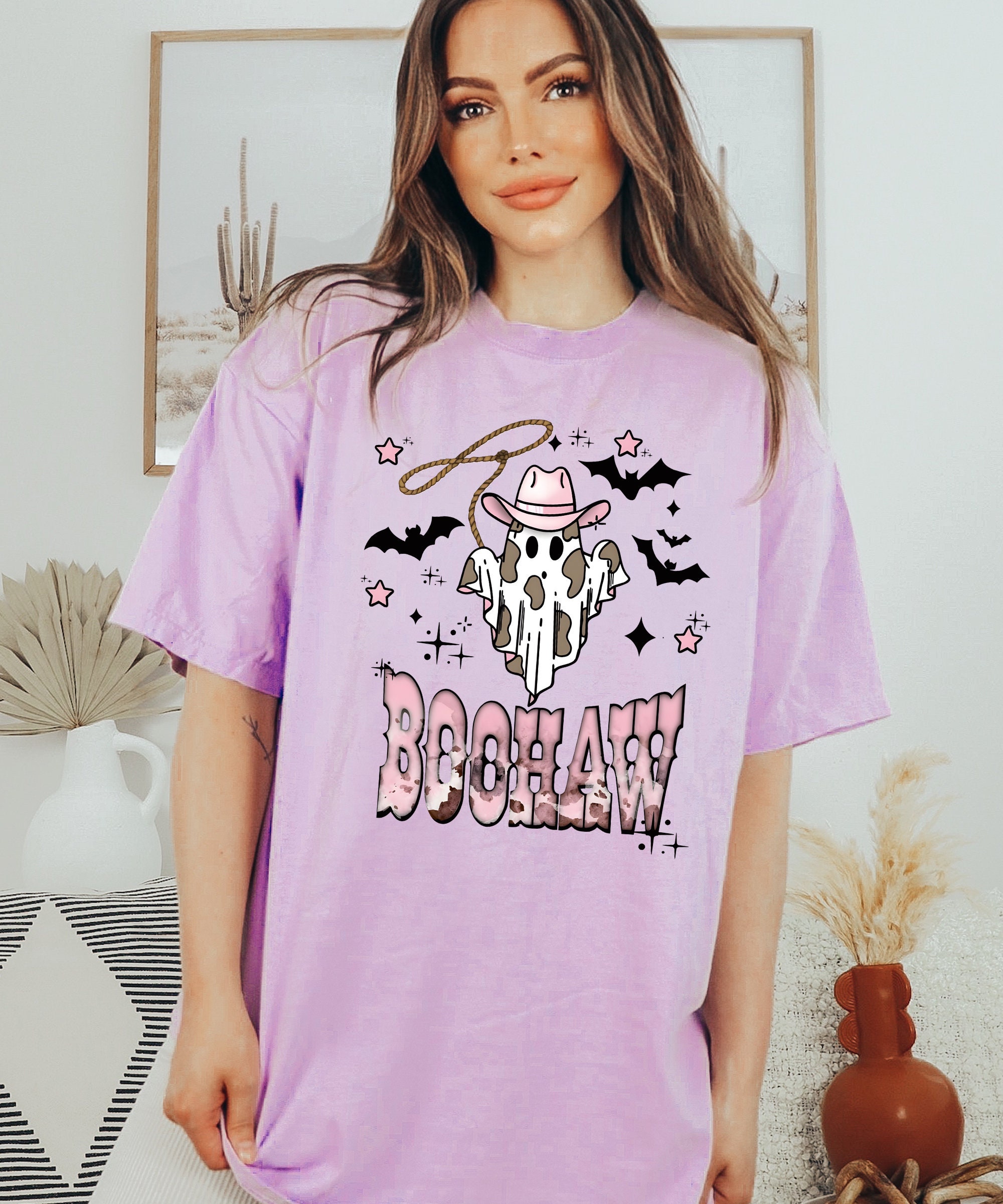 Halloween Boo Haw Shirt - Vintage Cowboy Halloween Sweatshirt image 5