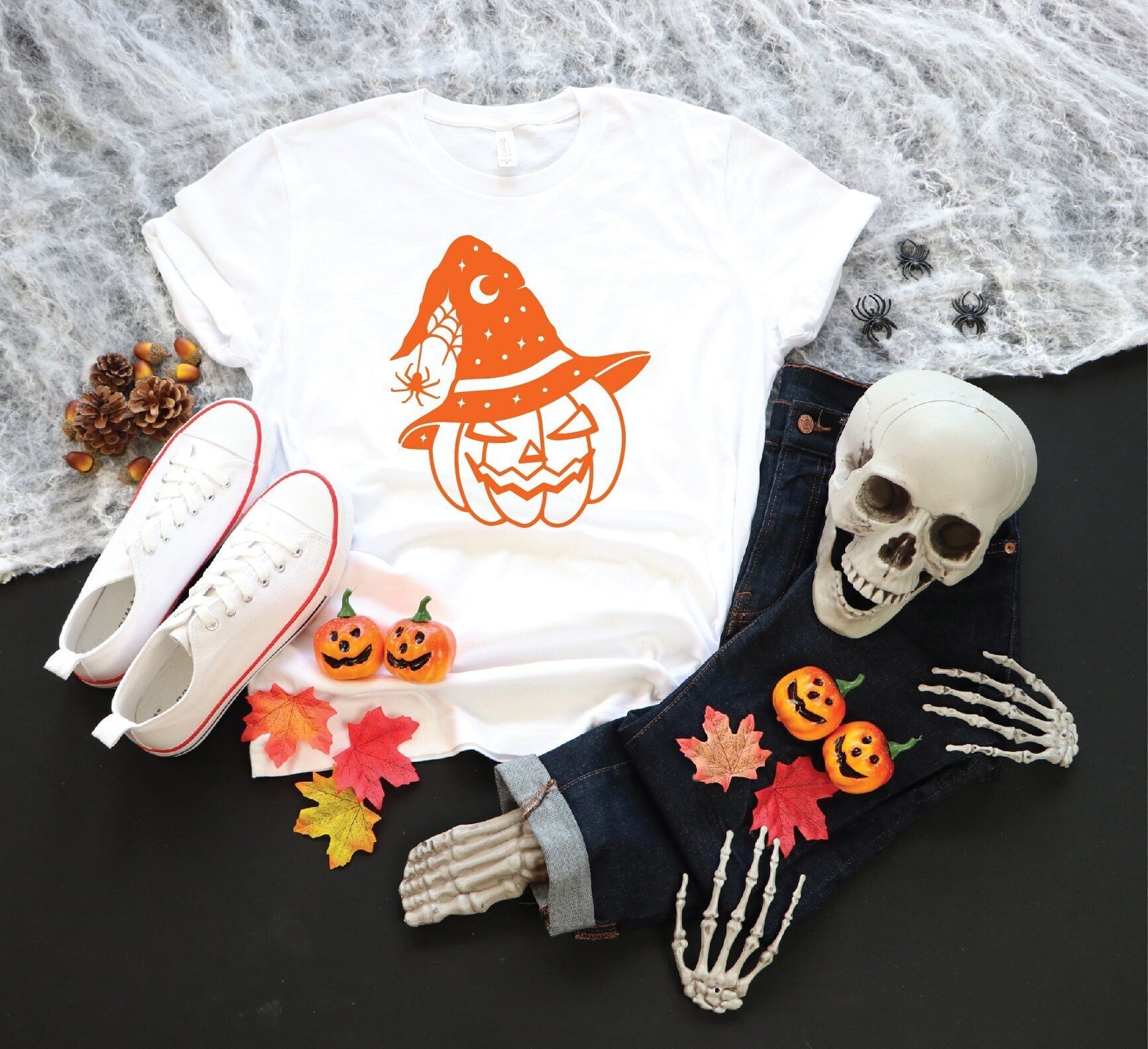 Pumpkin Witch Shirt: Perfect Mom Gift for Halloween Party 2023 image 1