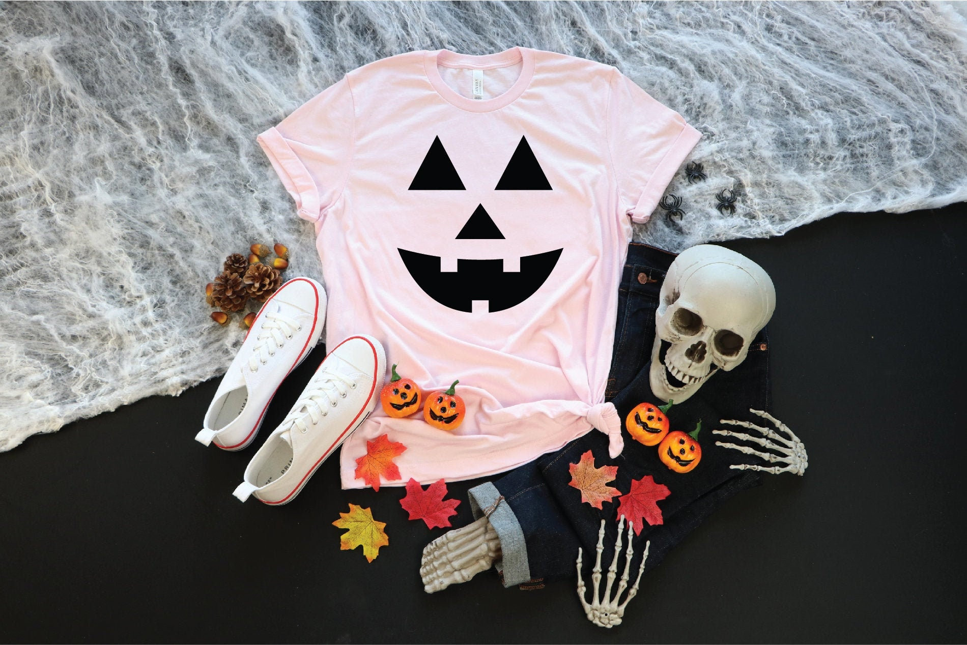 Pumpkin Halloween Shirt for Girlfriend & Mom: Perfect Party Outfit image 0