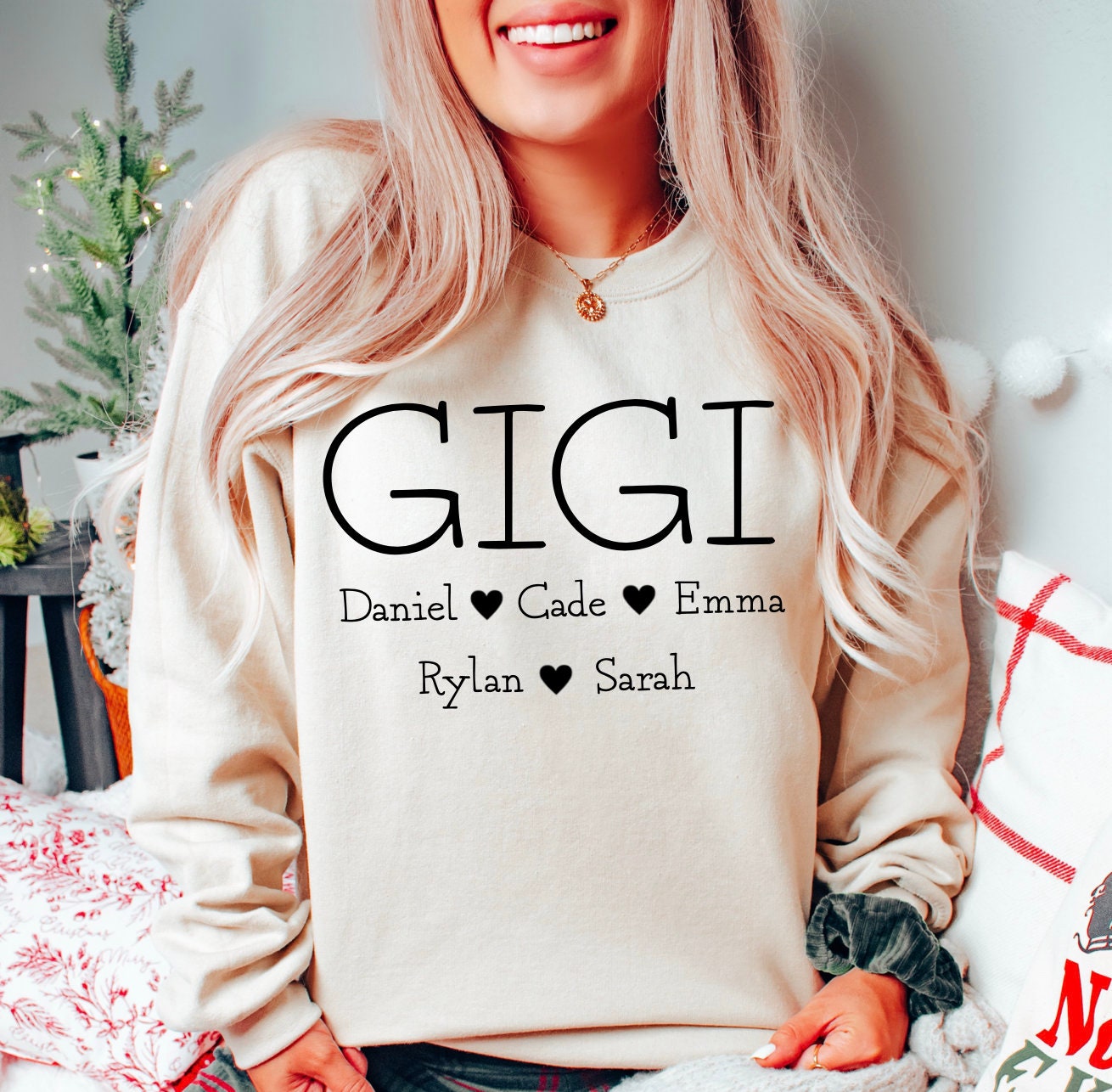 Custom Gigi Sweatshirt from Grandkids Gigi Gifts for Christmas image 6