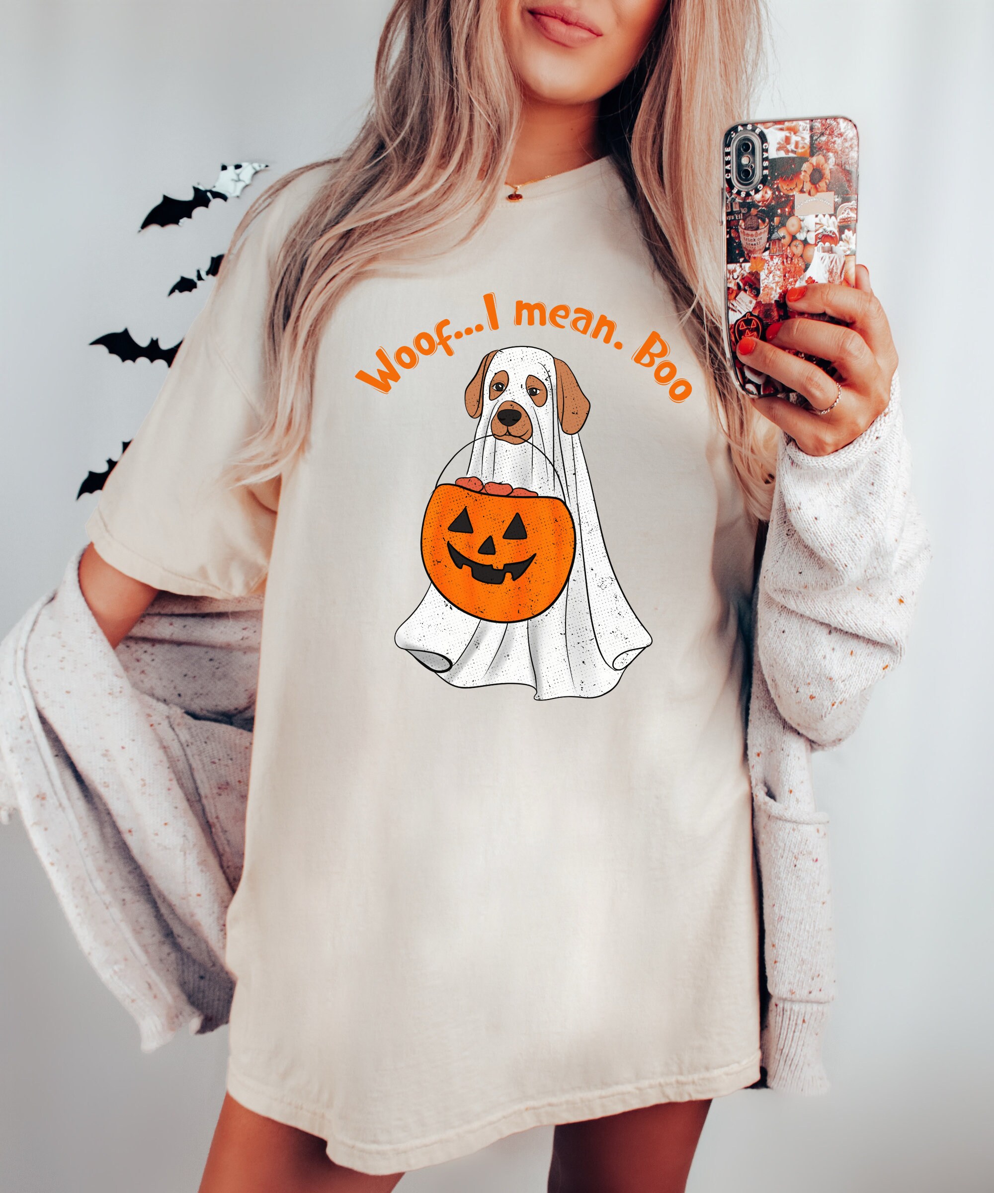 Halloween Ghost Dog Shirt - Funny Tee for Dog Lovers image 2