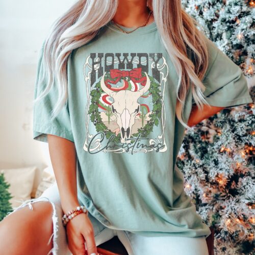 Howdy Christmas Shirt for Western Style Lovers image 0