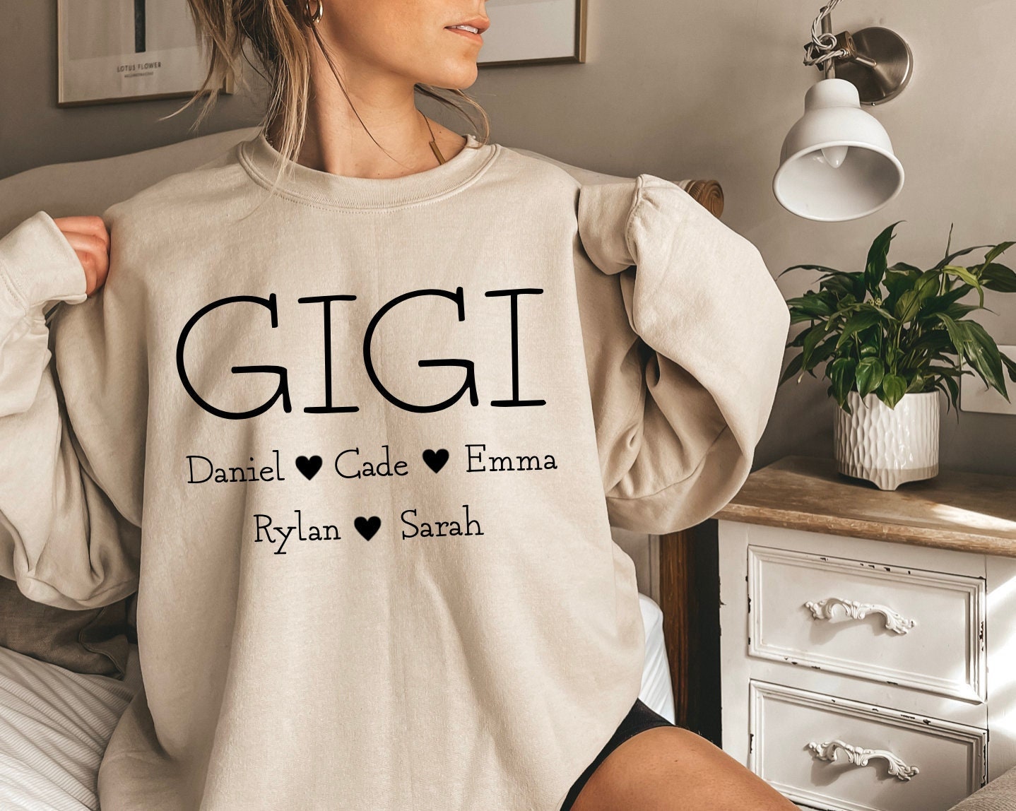 Custom Gigi Sweatshirt from Grandkids Gigi Gifts for Christmas image 2