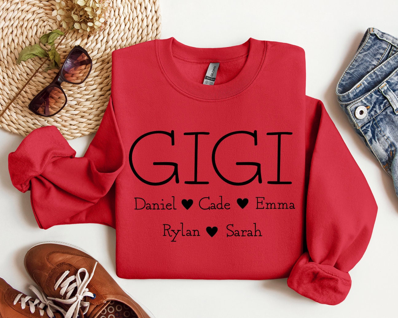 Custom Gigi Sweatshirt from Grandkids Gigi Gifts for Christmas image 7