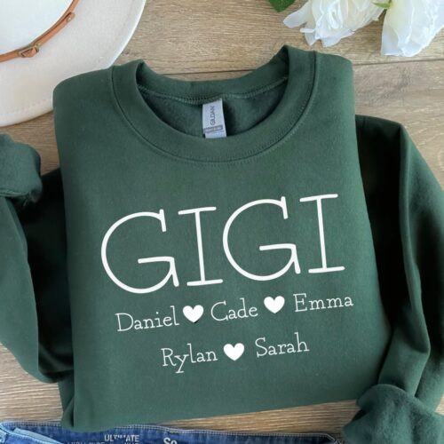 Custom Gigi Sweatshirt from Grandkids Gigi Gifts for Christmas image 0