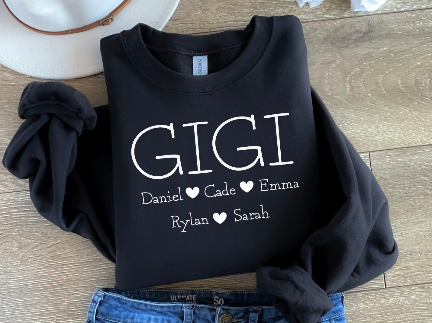 Custom Gigi Sweatshirt from Grandkids Gigi Gifts for Christmas image 3