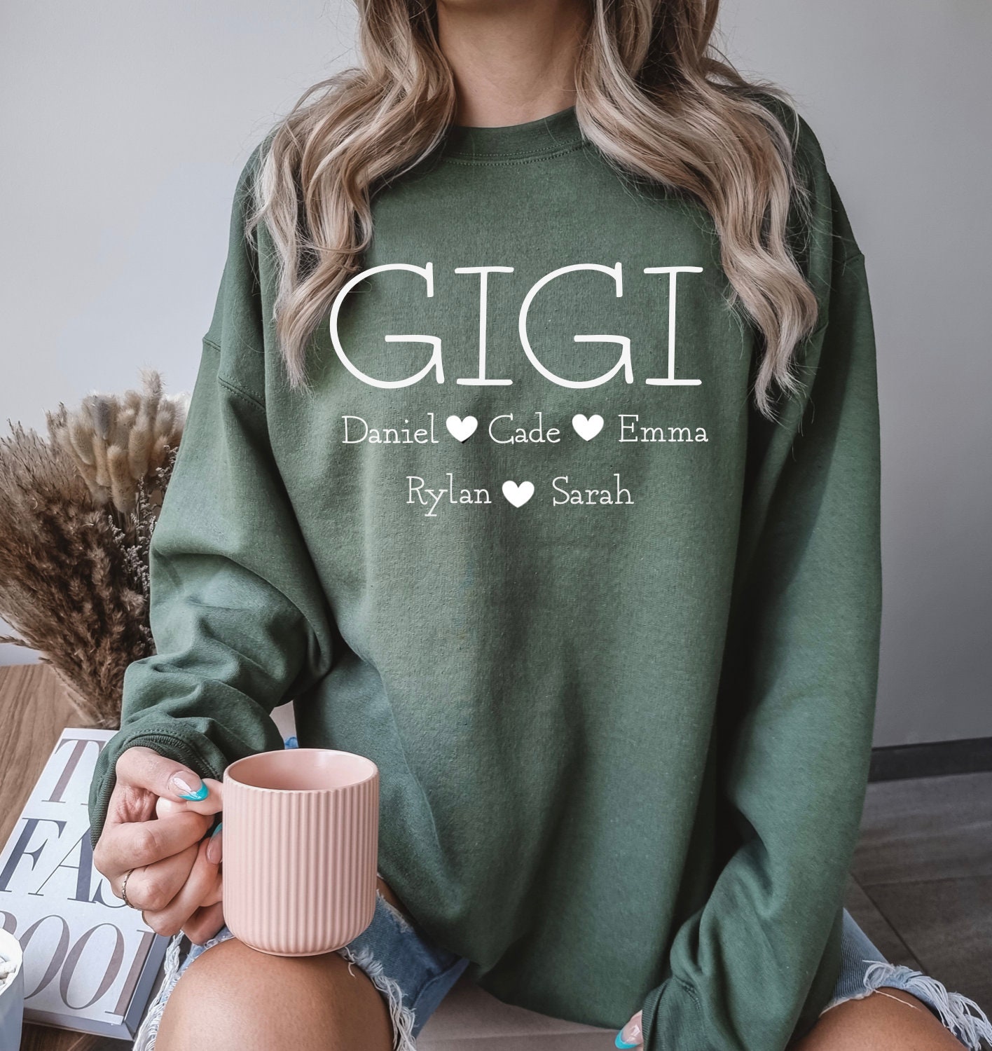 Custom Gigi Sweatshirt from Grandkids Gigi Gifts for Christmas image 9