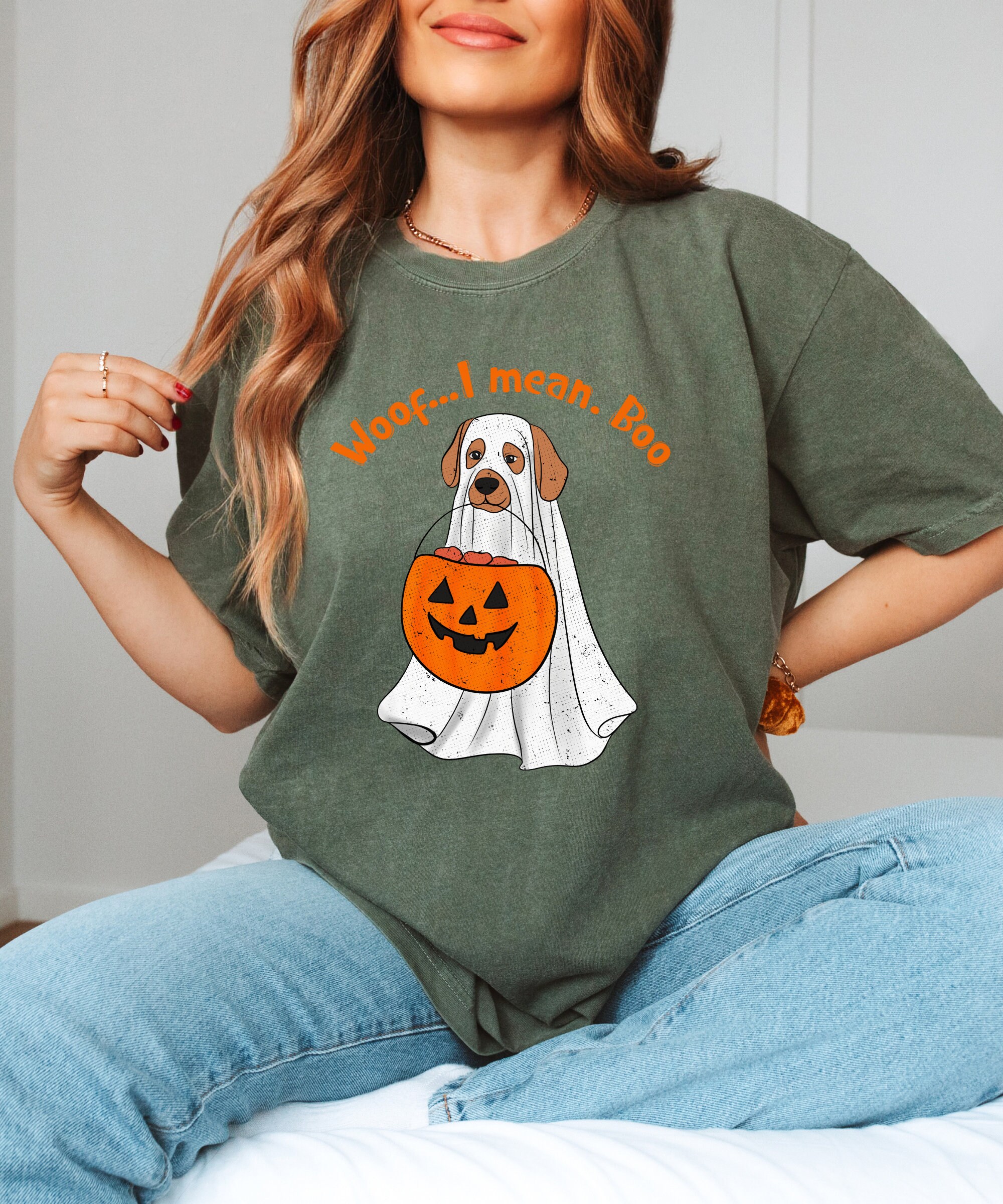 Halloween Ghost Dog Shirt - Funny Tee for Dog Lovers image 3