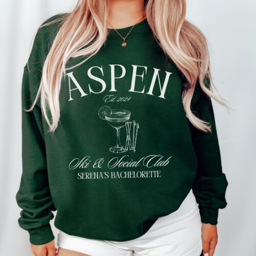 Winter Ski Bachelorette - Custom Sweatshirts & Luxury Mountain Party image 0