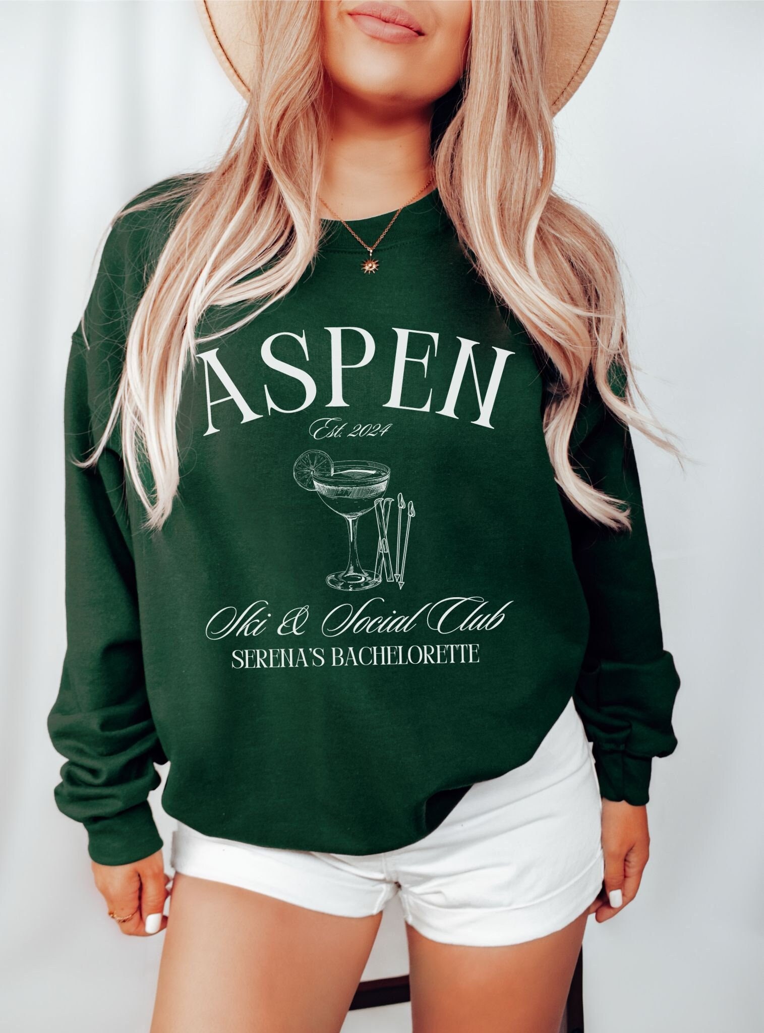 Winter Ski Bachelorette - Custom Sweatshirts & Luxury Mountain Party image 0