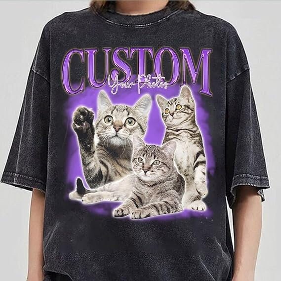 Custom Bootleg Rap Pet Shirt | 90s Vintage Graphics & Personalized Designs image 2