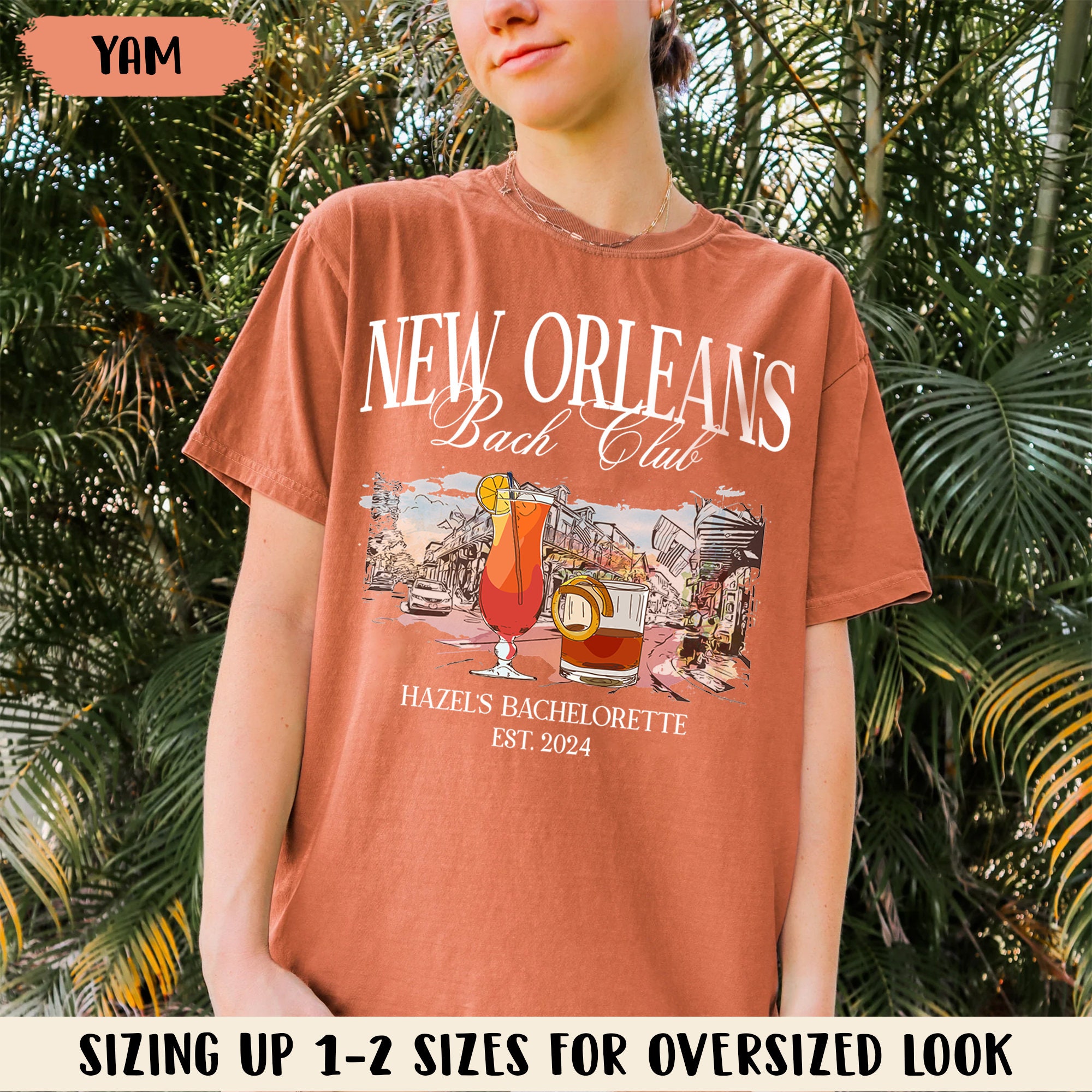 New Orleans Bachelorette - Custom Girls Trip & Party Shirts image 3