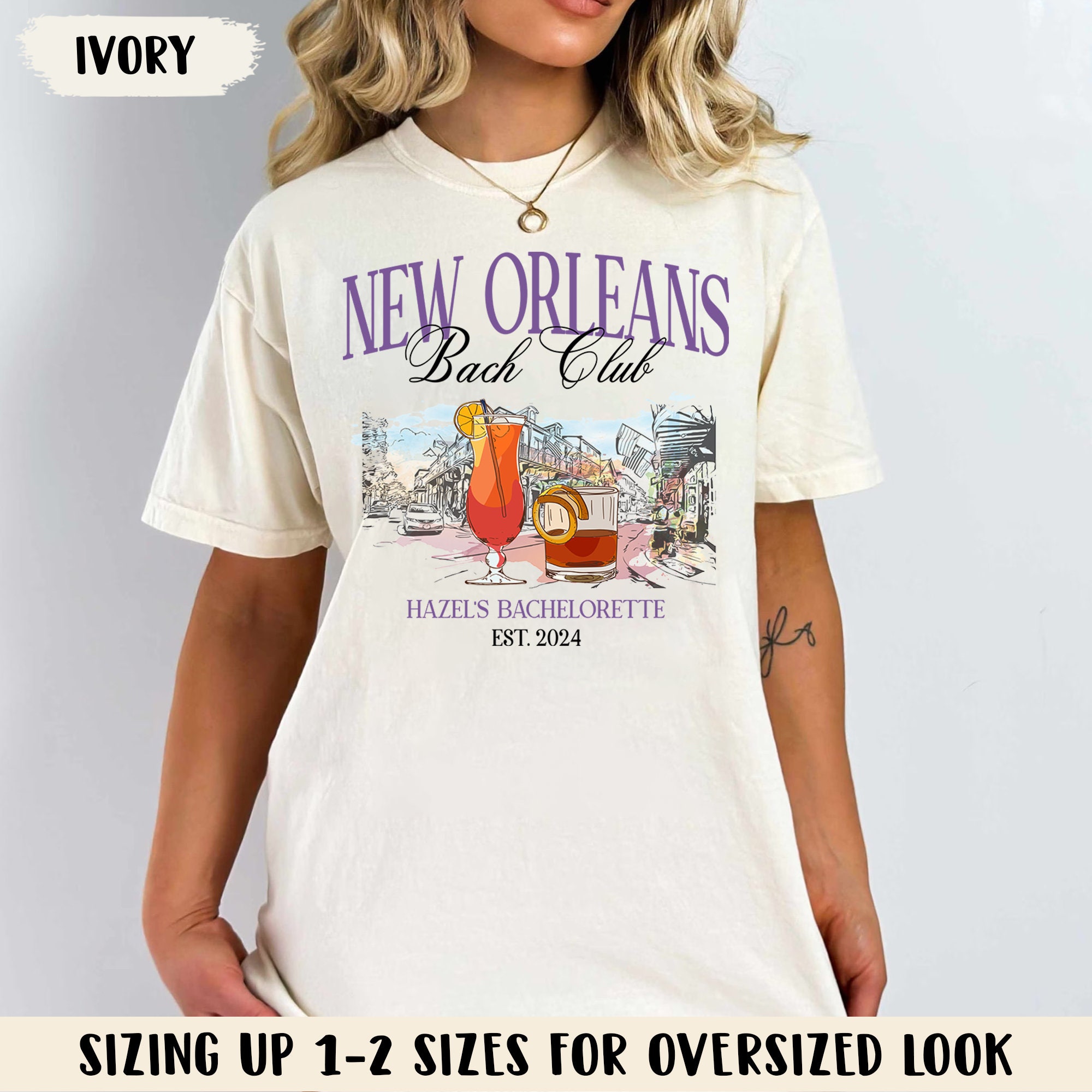 New Orleans Bachelorette - Custom Girls Trip & Party Shirts image 1