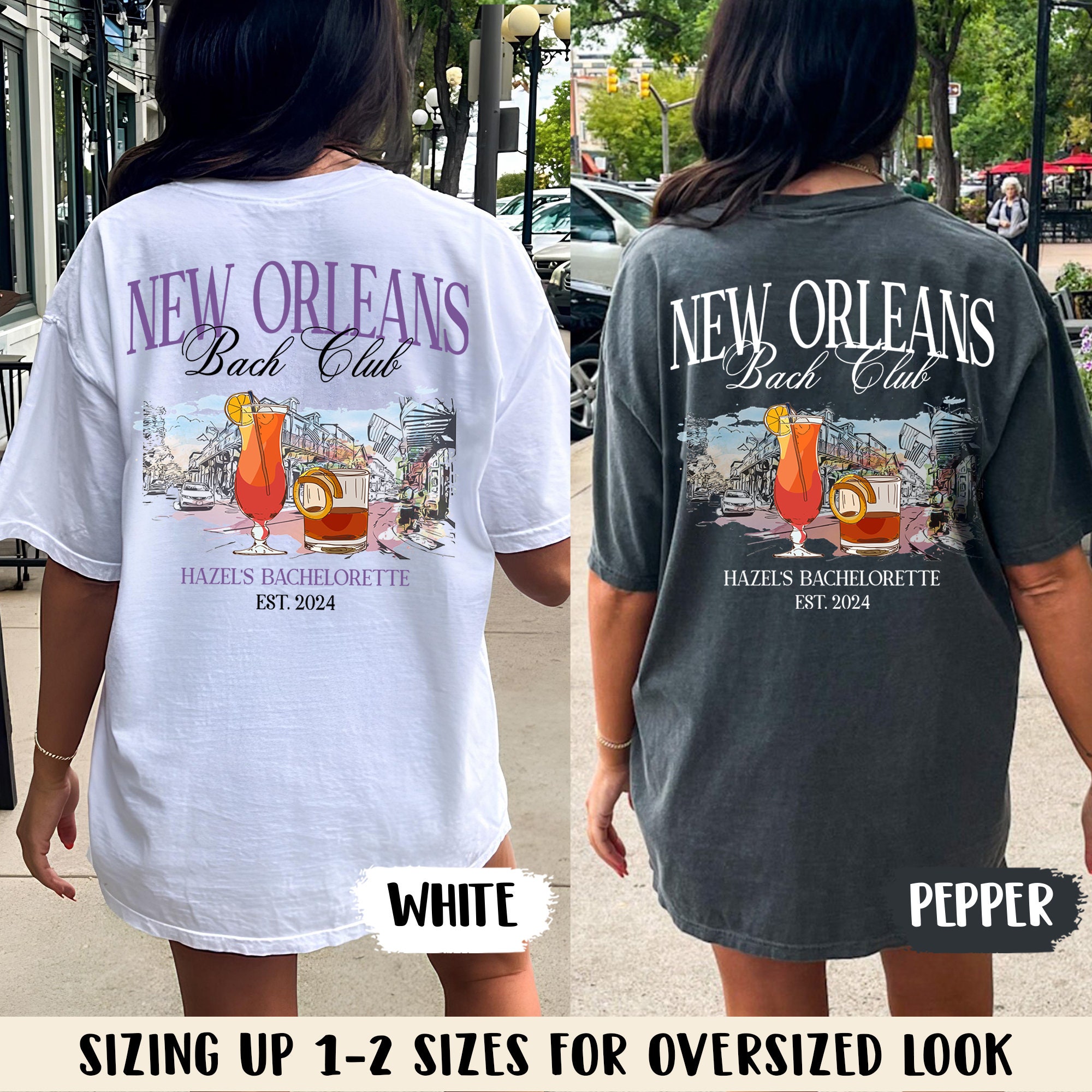 New Orleans Bachelorette - Custom Girls Trip & Party Shirts image 7