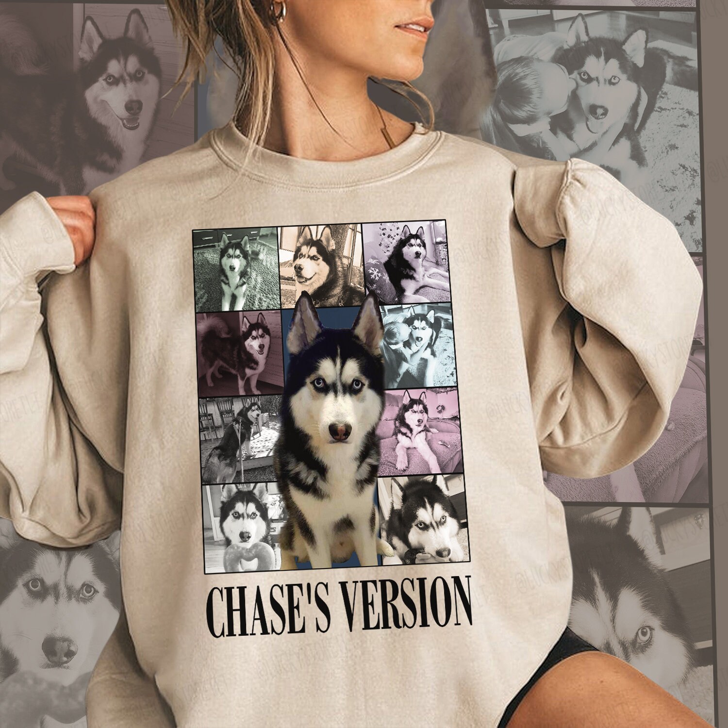 Custom Dog Shirts | Pet Portrait & Era's Tour Personalized Bootleg Tees image 4