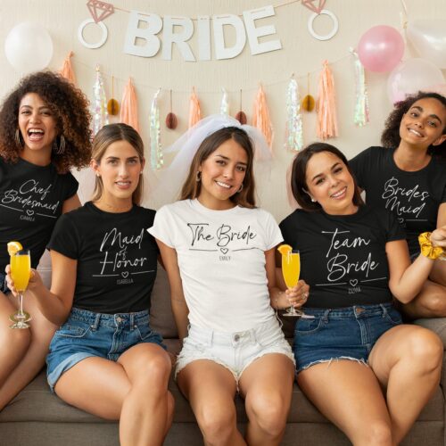 Custom Bachelorette Party Shirt for Bridesmaids & Bridal Teams image 0