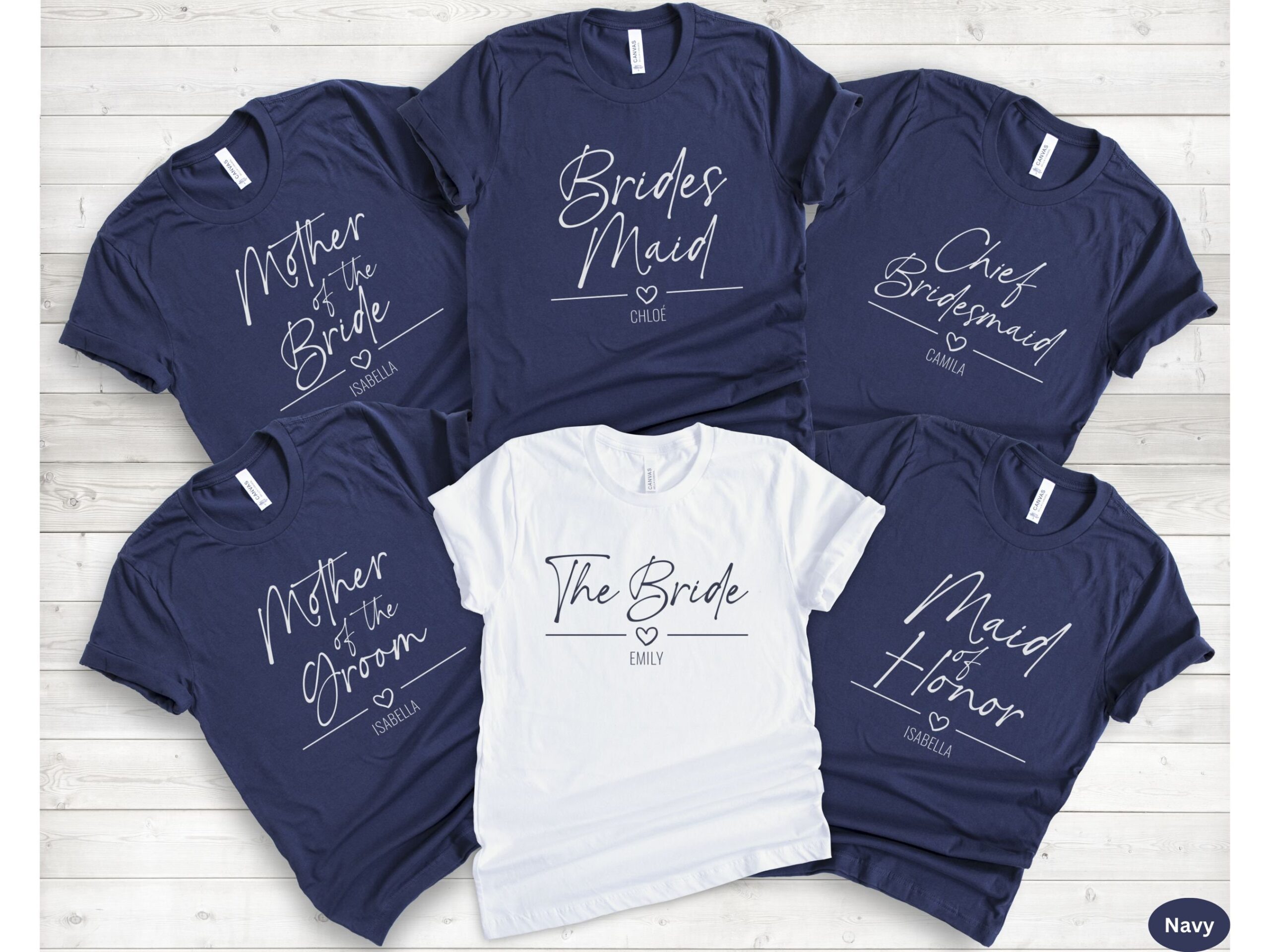 Custom Bachelorette Party Shirt for Bridesmaids & Bridal Teams image 9