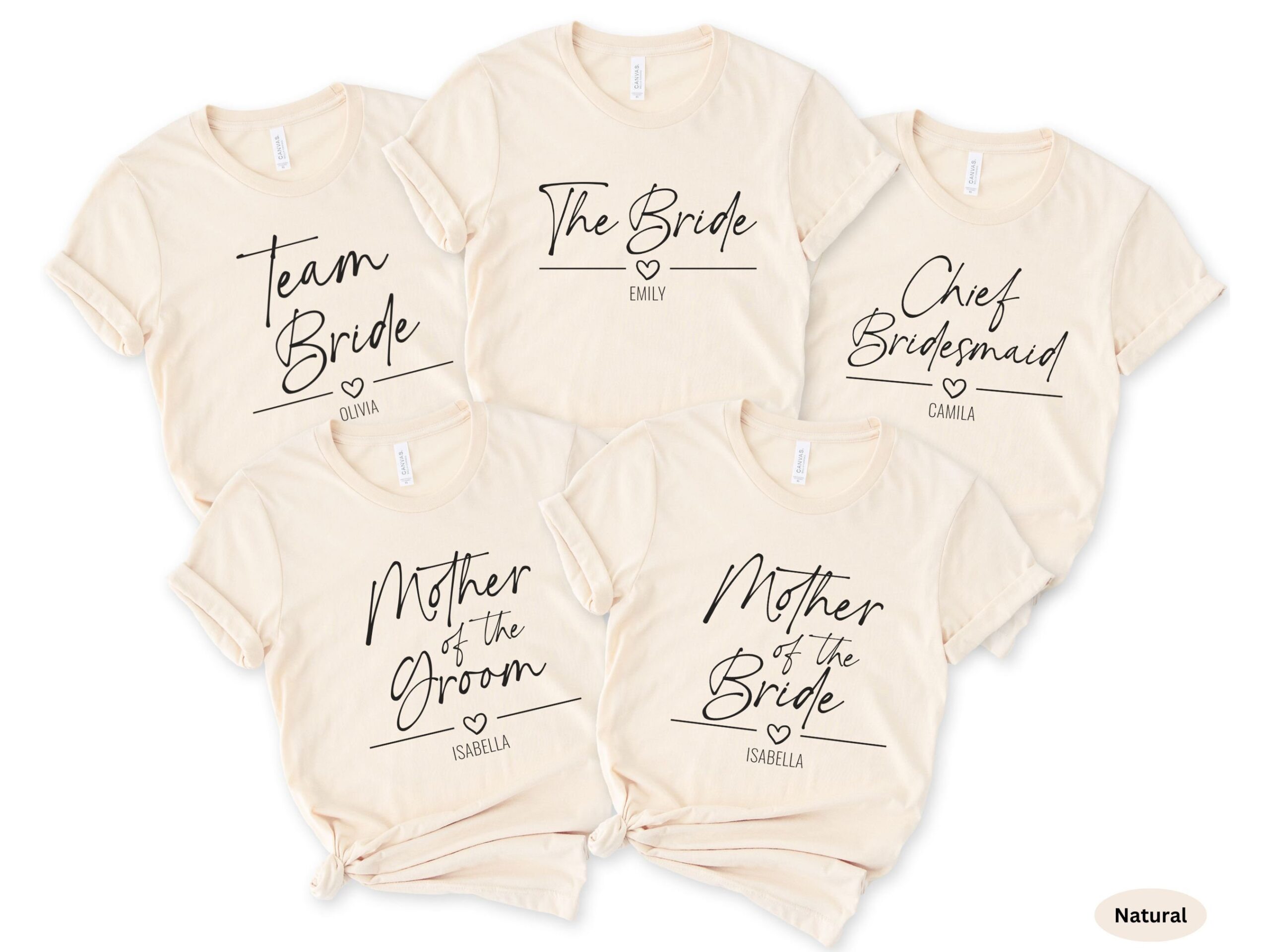 Custom Bachelorette Party Shirt for Bridesmaids & Bridal Teams image 1