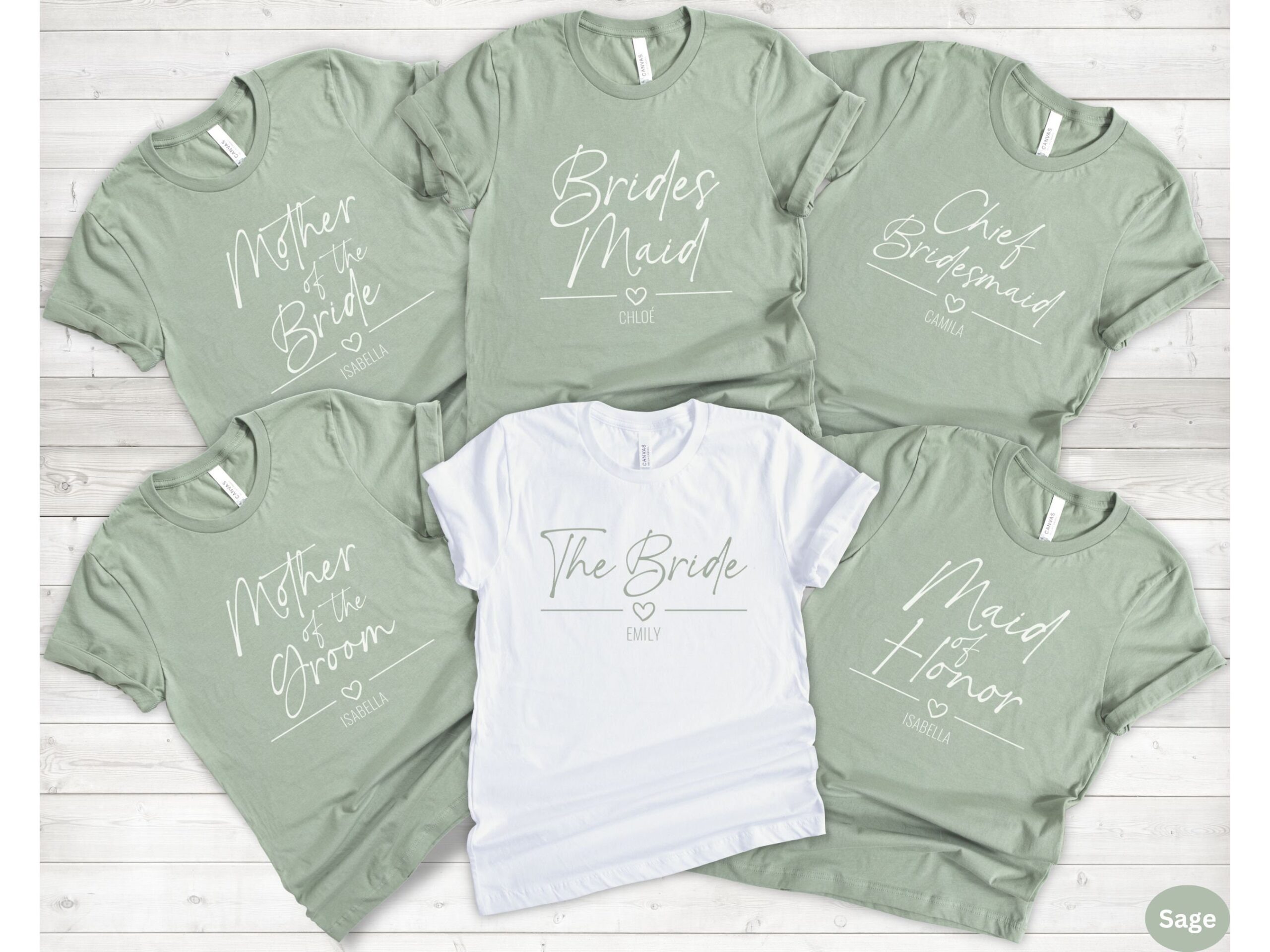 Custom Bachelorette Party Shirt for Bridesmaids & Bridal Teams image 2