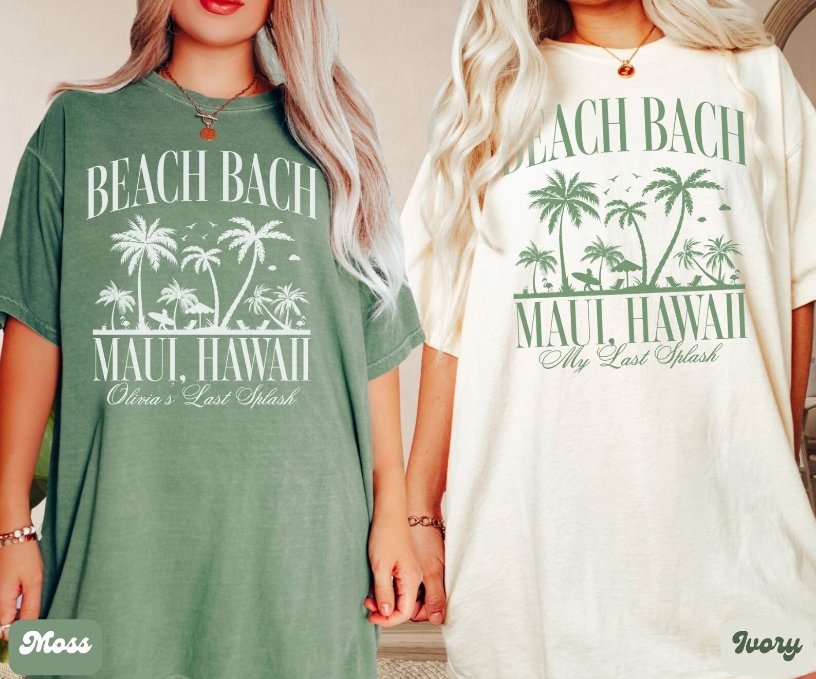 Hawaii Bachelorette & Beach Girls Trip Shirts image 2