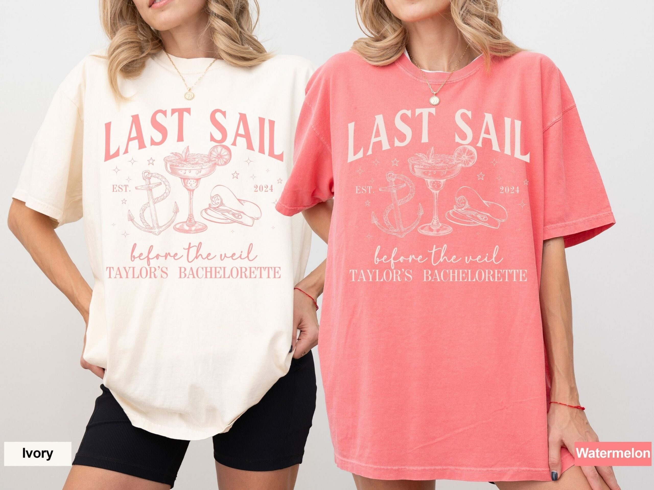 Nauti Bach Party Tees - Cruise Before Vows Nautical Bachelorette Party Shirt image 0