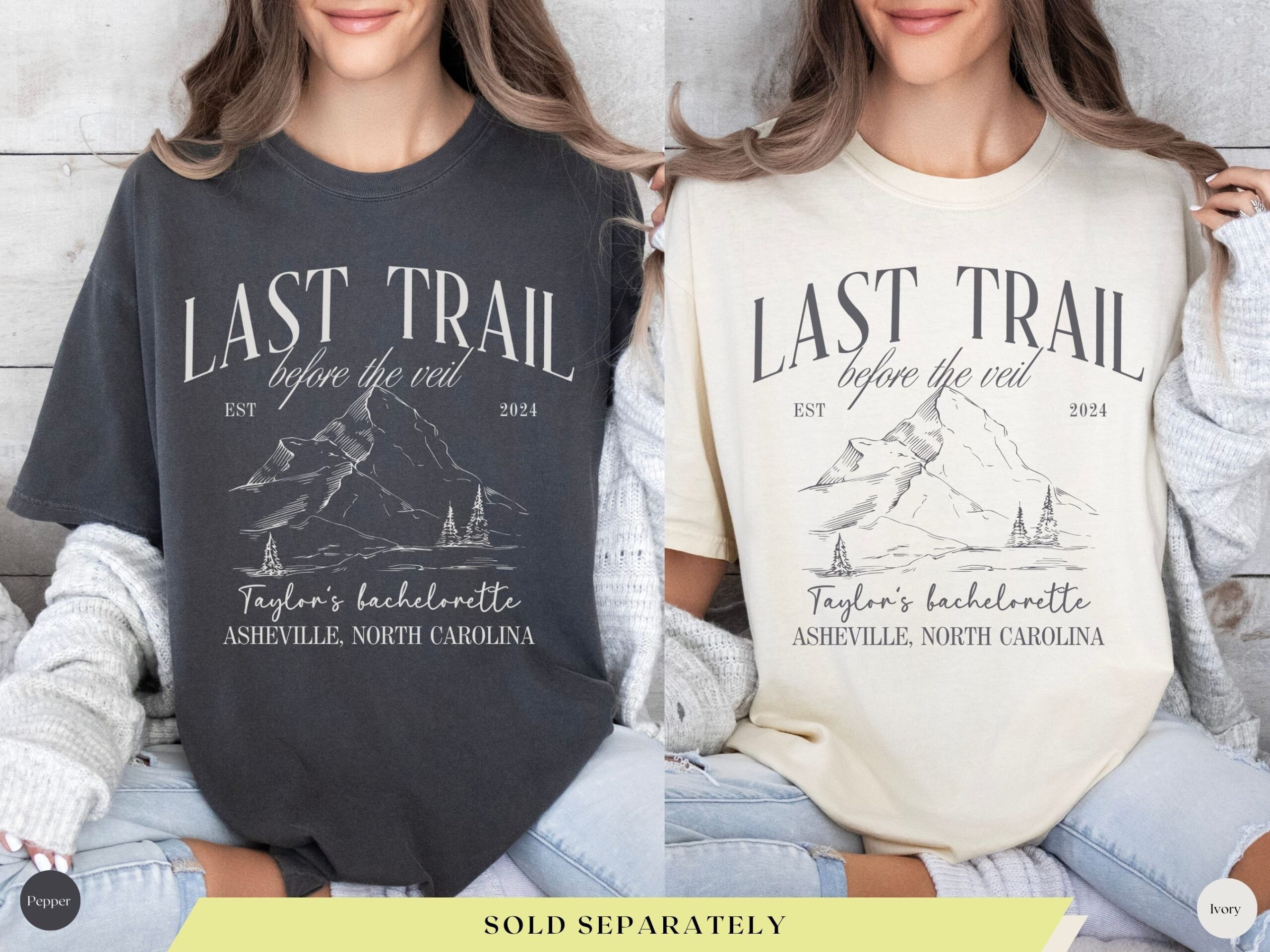 Bach Hike Tees - Last Trail Before Veil Mountain Bachelorette Party Camp Bach Shirt image 4