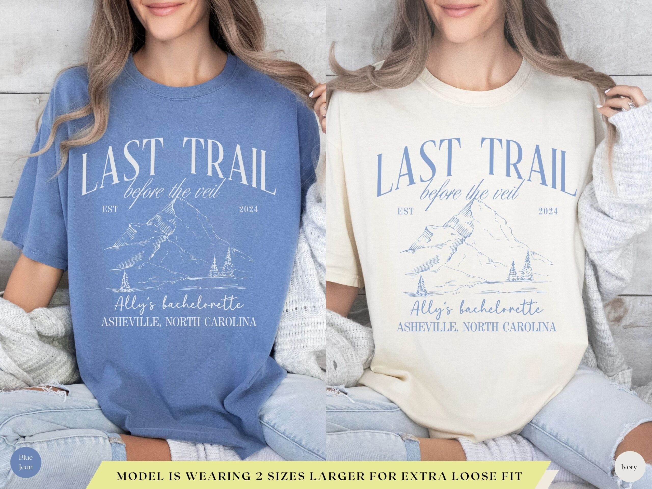 Bach Hike Tees - Last Trail Before Veil Mountain Bachelorette Party Camp Bach Shirt image 5