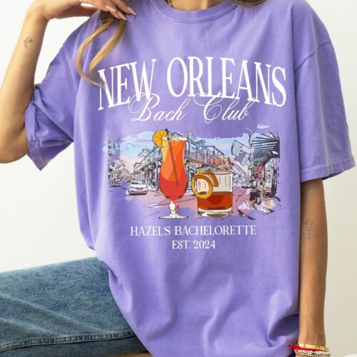 New Orleans Bachelorette - Custom Girls Trip & Party Shirts image 0