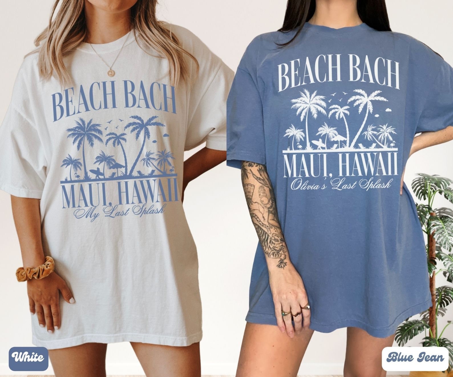 Hawaii Bachelorette: Tropical Bride & Girls Trip Shirts image 1