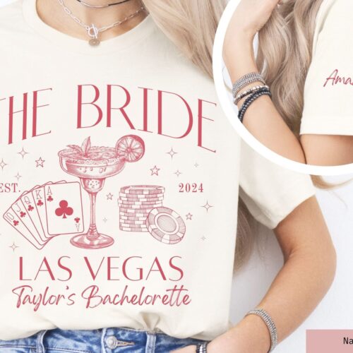 Vegas Bachelorette: Custom Party Shirts & Location image 0