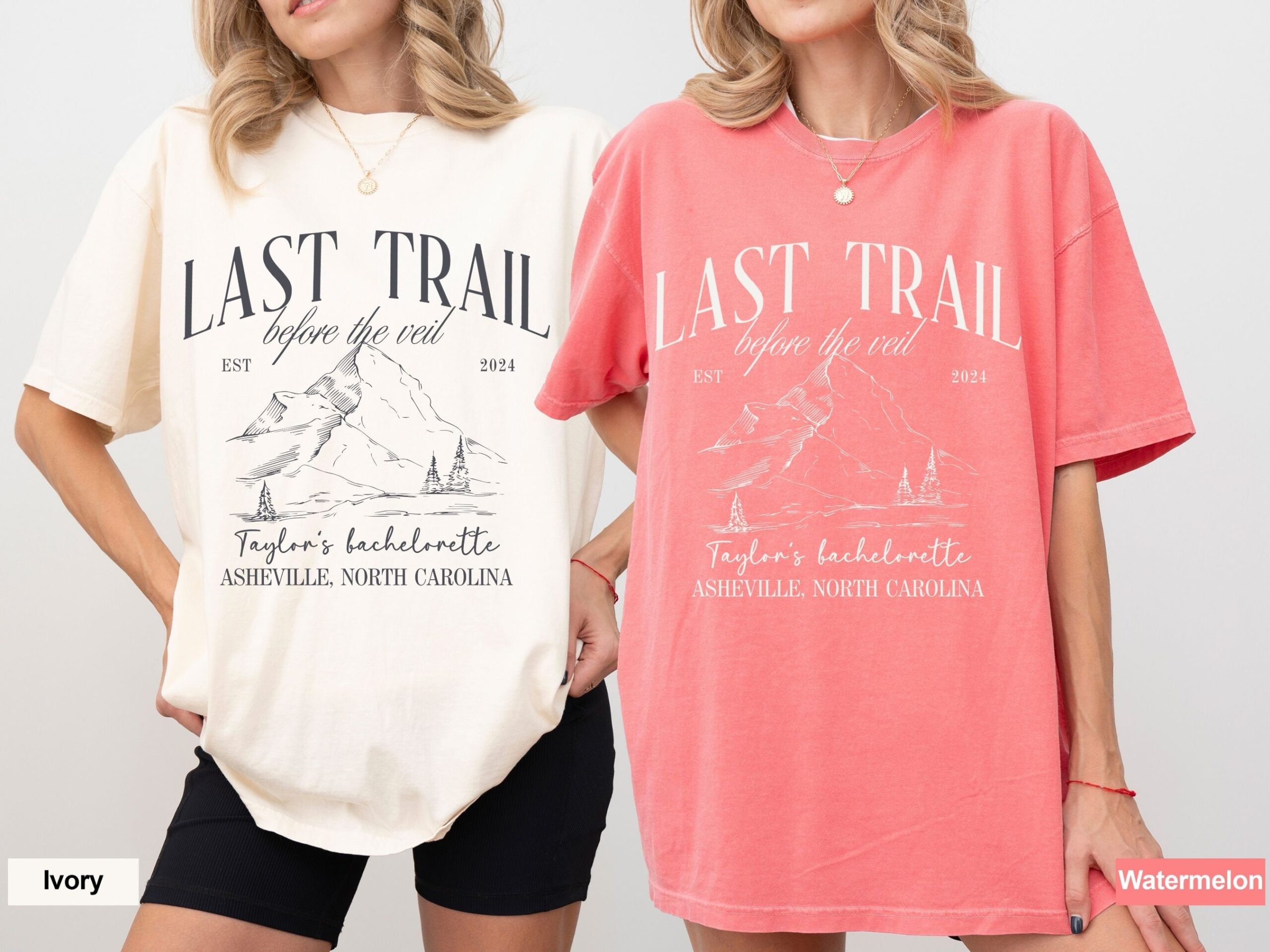 Bach Hike Tees - Last Trail Before Veil Mountain Bachelorette Party Camp Bach Shirt image 3