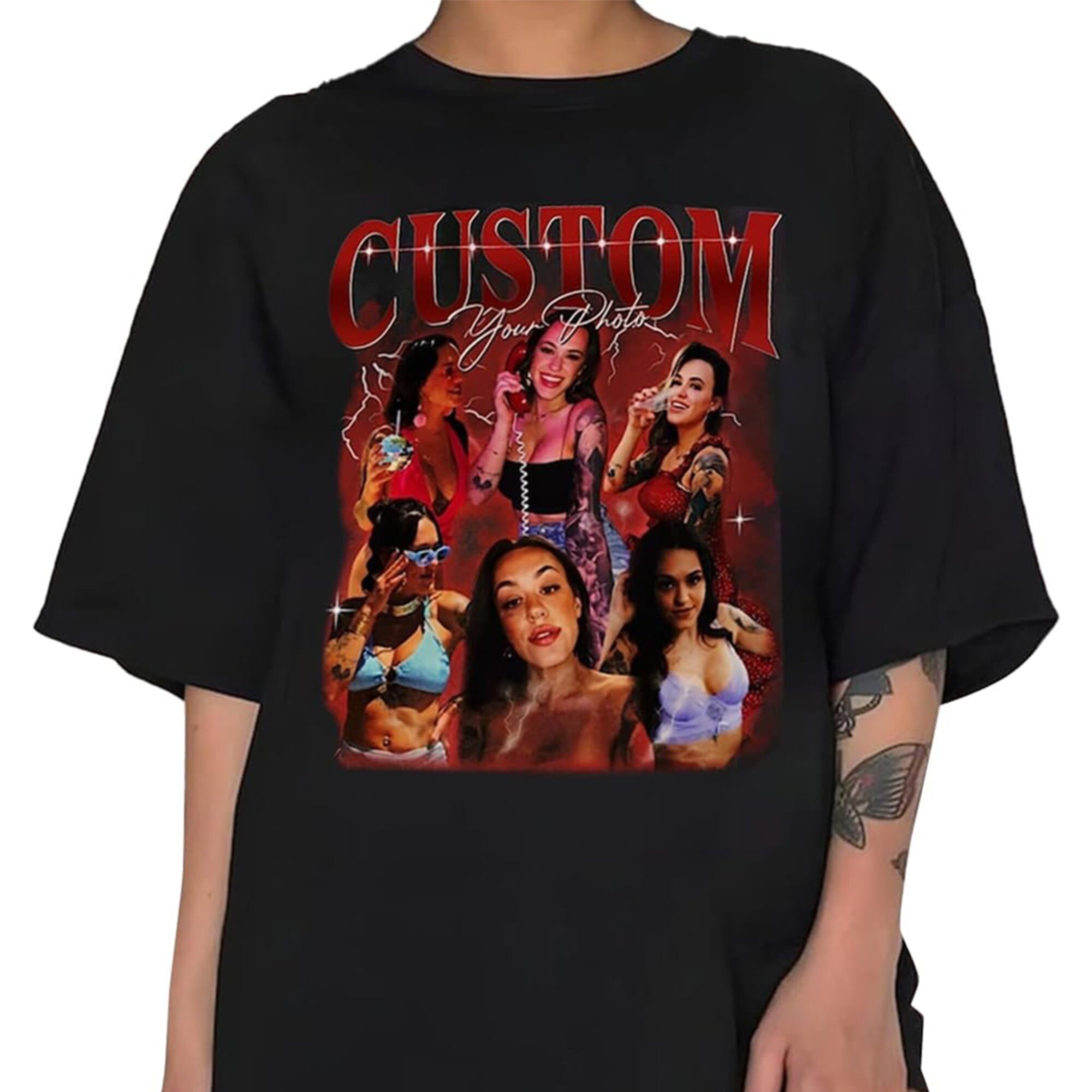 Custom Bootleg Rap Tees | Personalized Vintage Shirts | Gift Ideas image 1