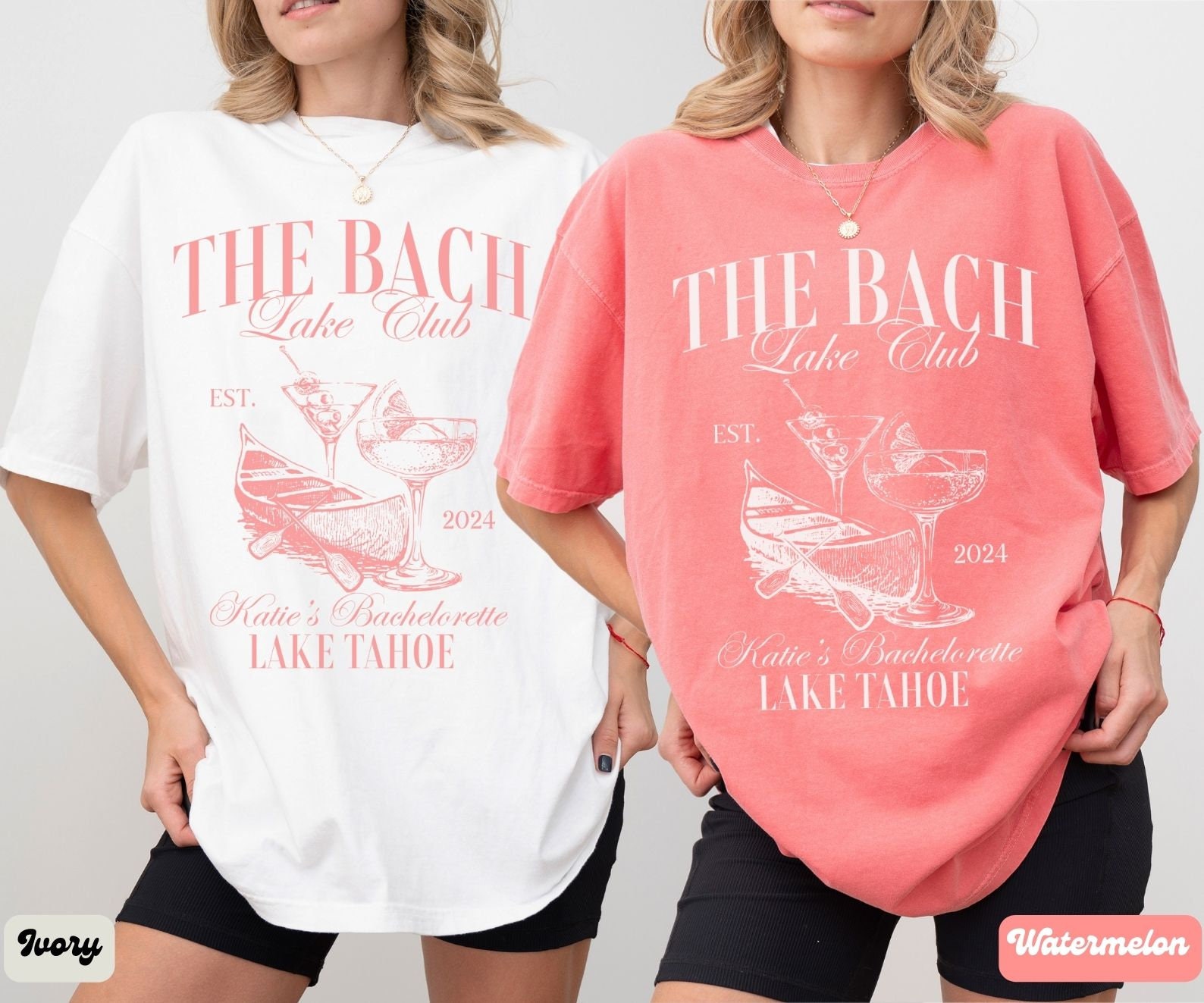 Lake & Camp Bachelorette Shirts - Custom Hiking Girls Trip Tees image 6