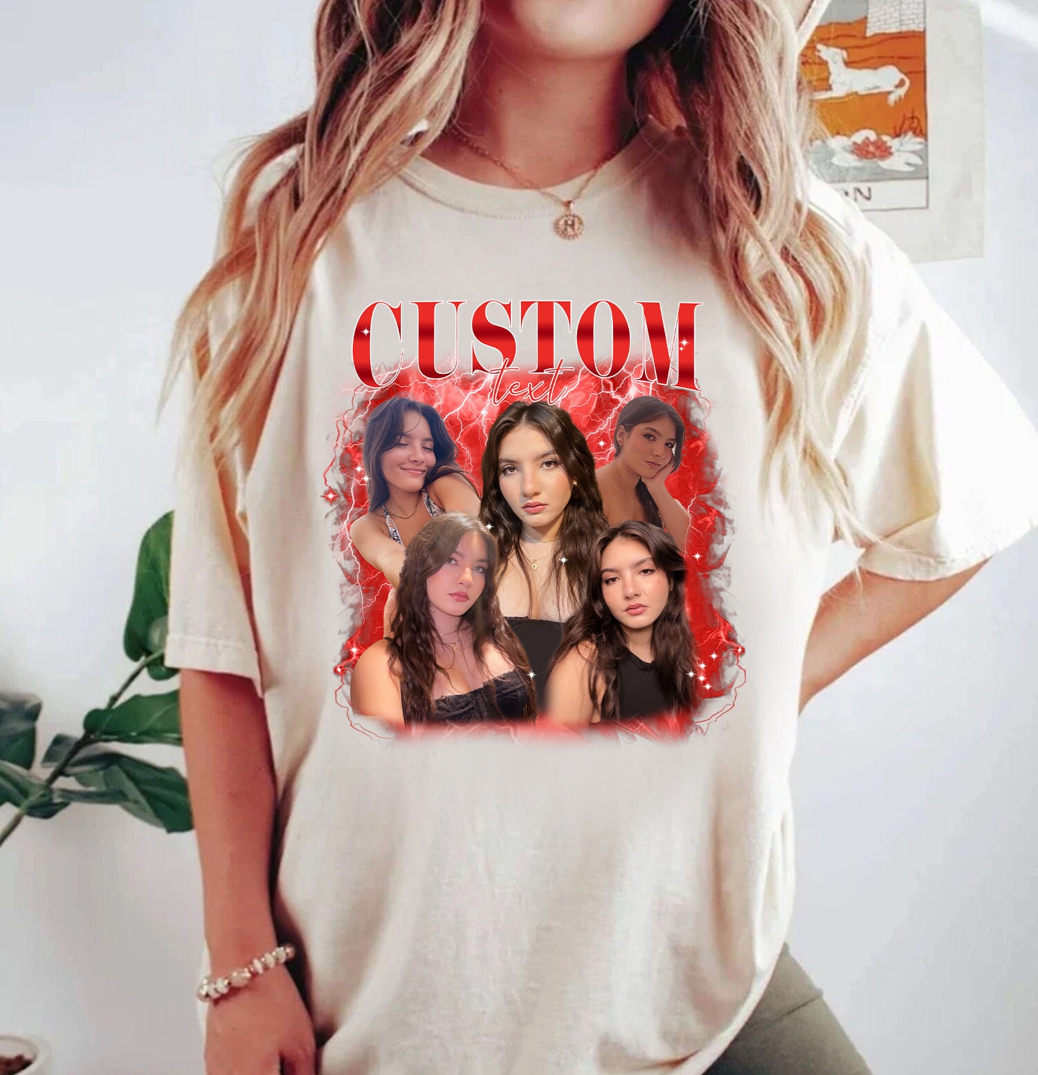 90s Vintage Bootleg Custom Shirts | Retro Gift Ideas | Custom Photo image 0