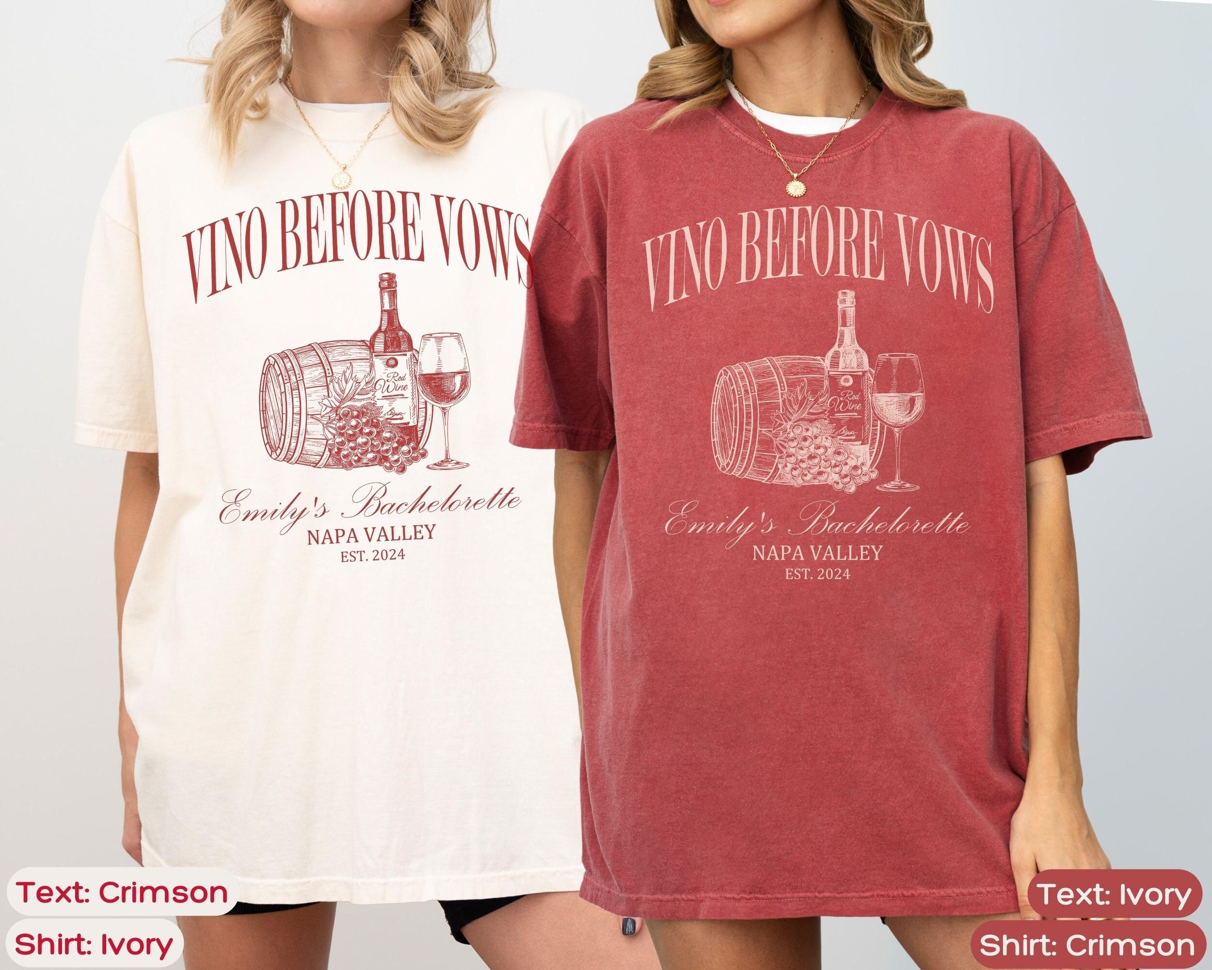 Vino Club: Chic Bachelorette & Bridal Wine Shirts image 1