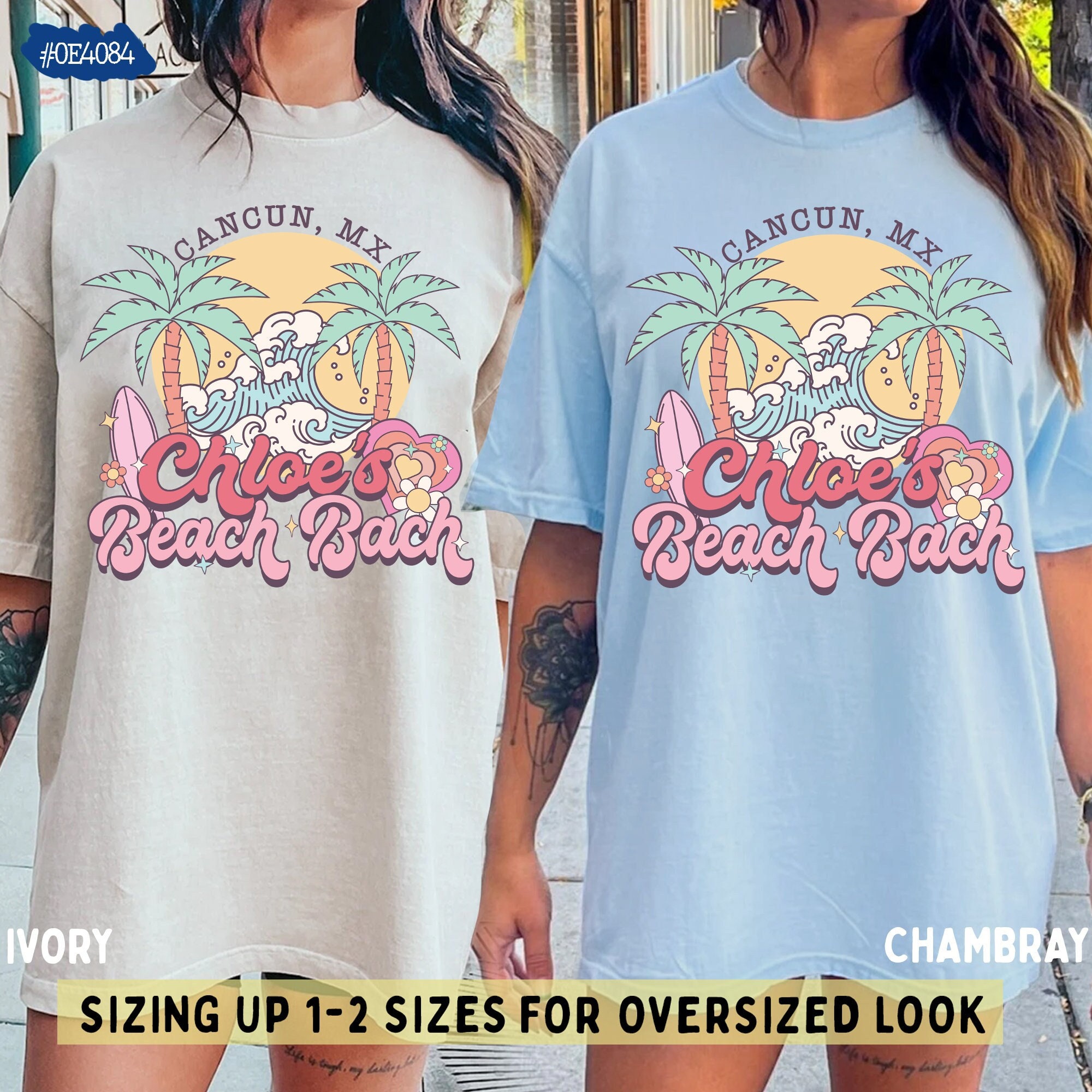 Custom Beach & Retro Bachelorette Shirts - Bridal Tees image 2