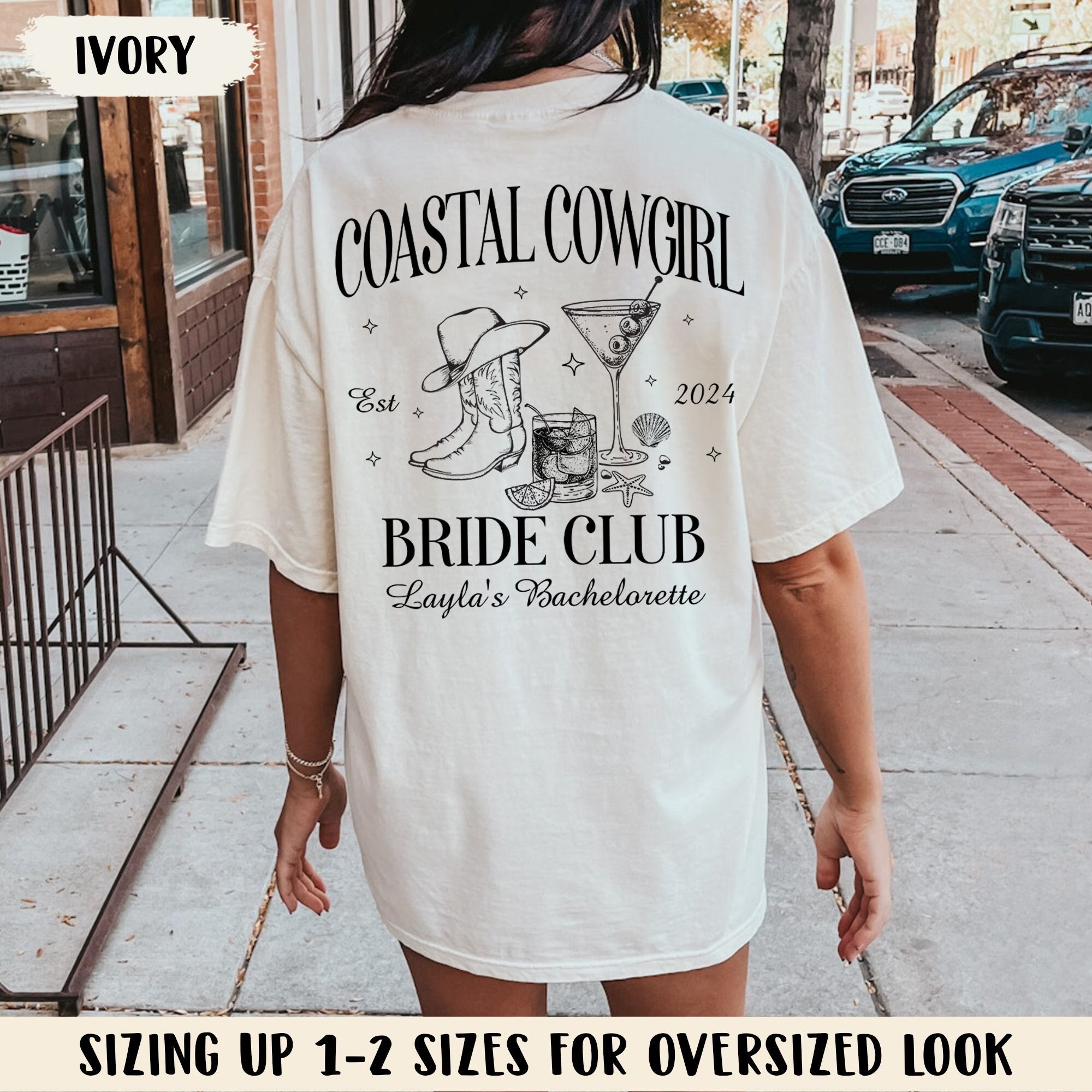 Coastal Cowgirl Bachelorette & Western Bridal Party Shirts image 2