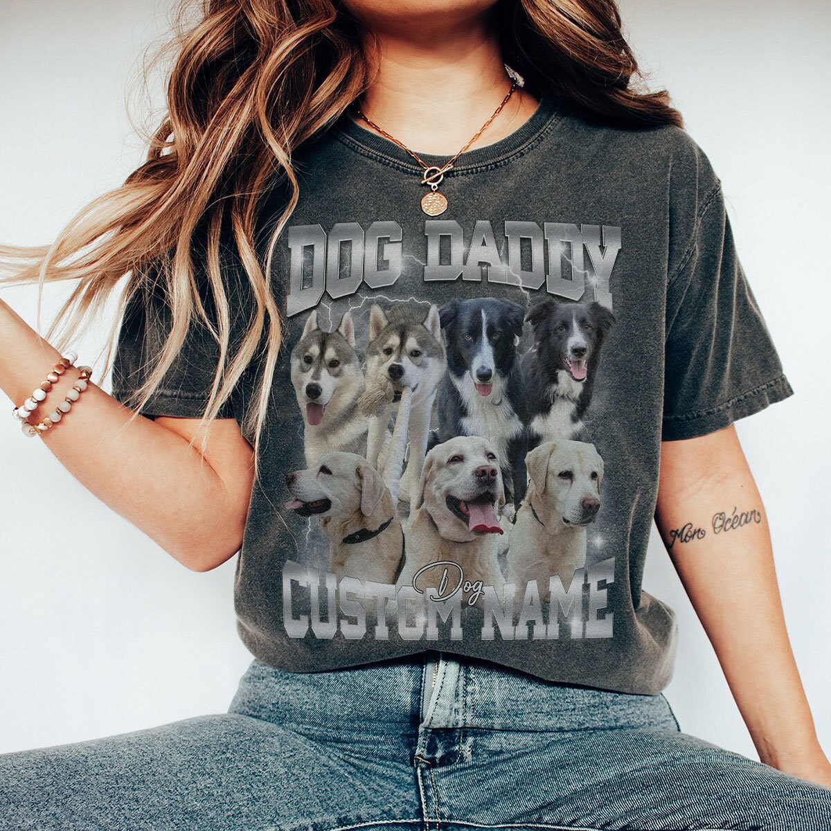 Custom Dog Bootleg Rap Tee | Personalized Dog Shirt | Custom Design image 2