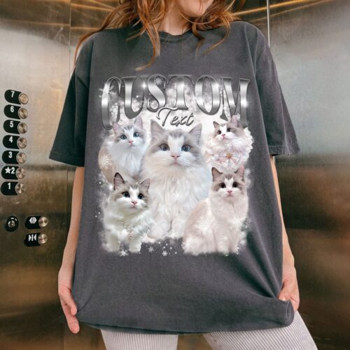 Custom Bootleg Rap Pet Shirt | Vintage 90s | Custom Photo | Your Design image 1