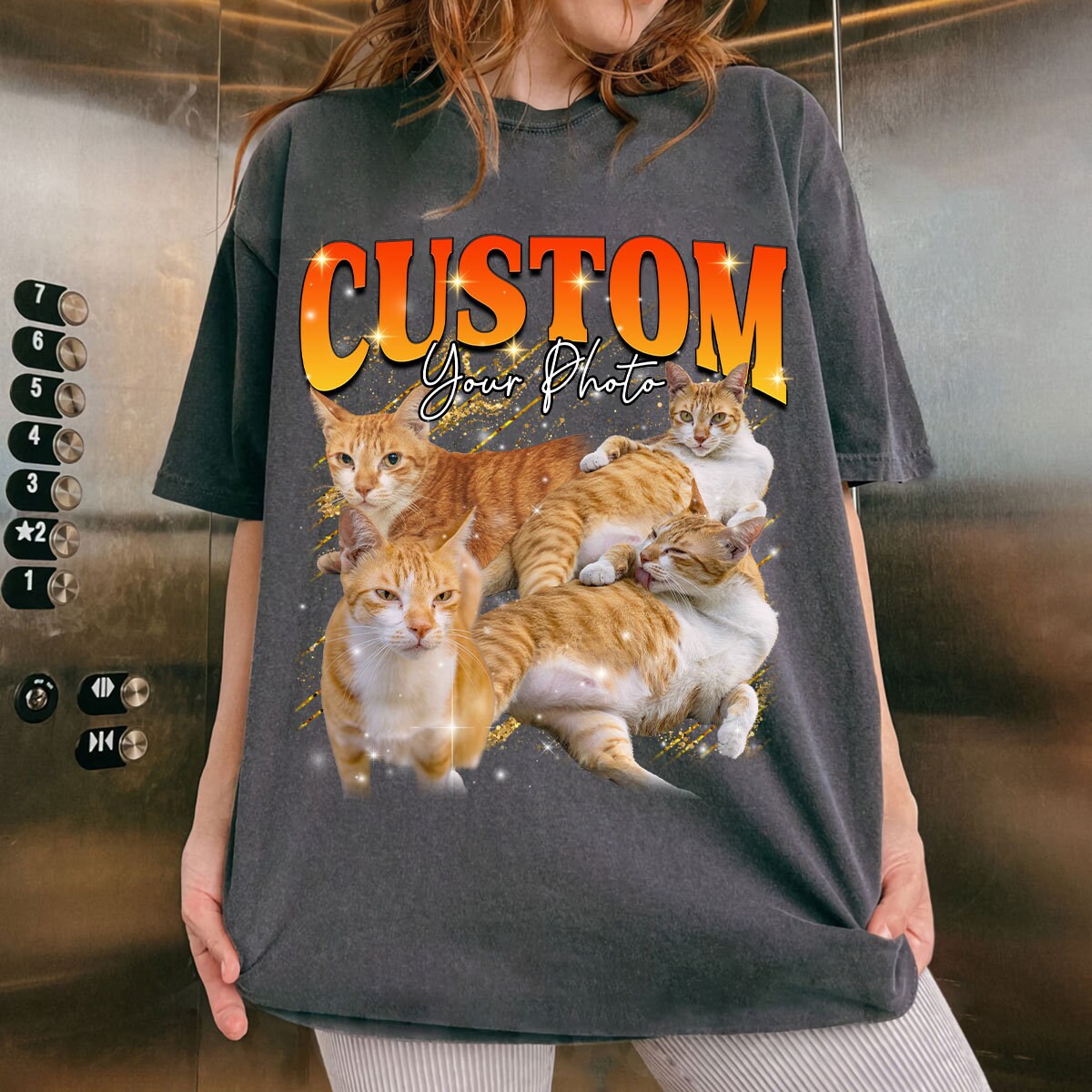 Custom Bootleg Rap Pet Shirts | Personalized 90s Vintage Photo Tees image 2