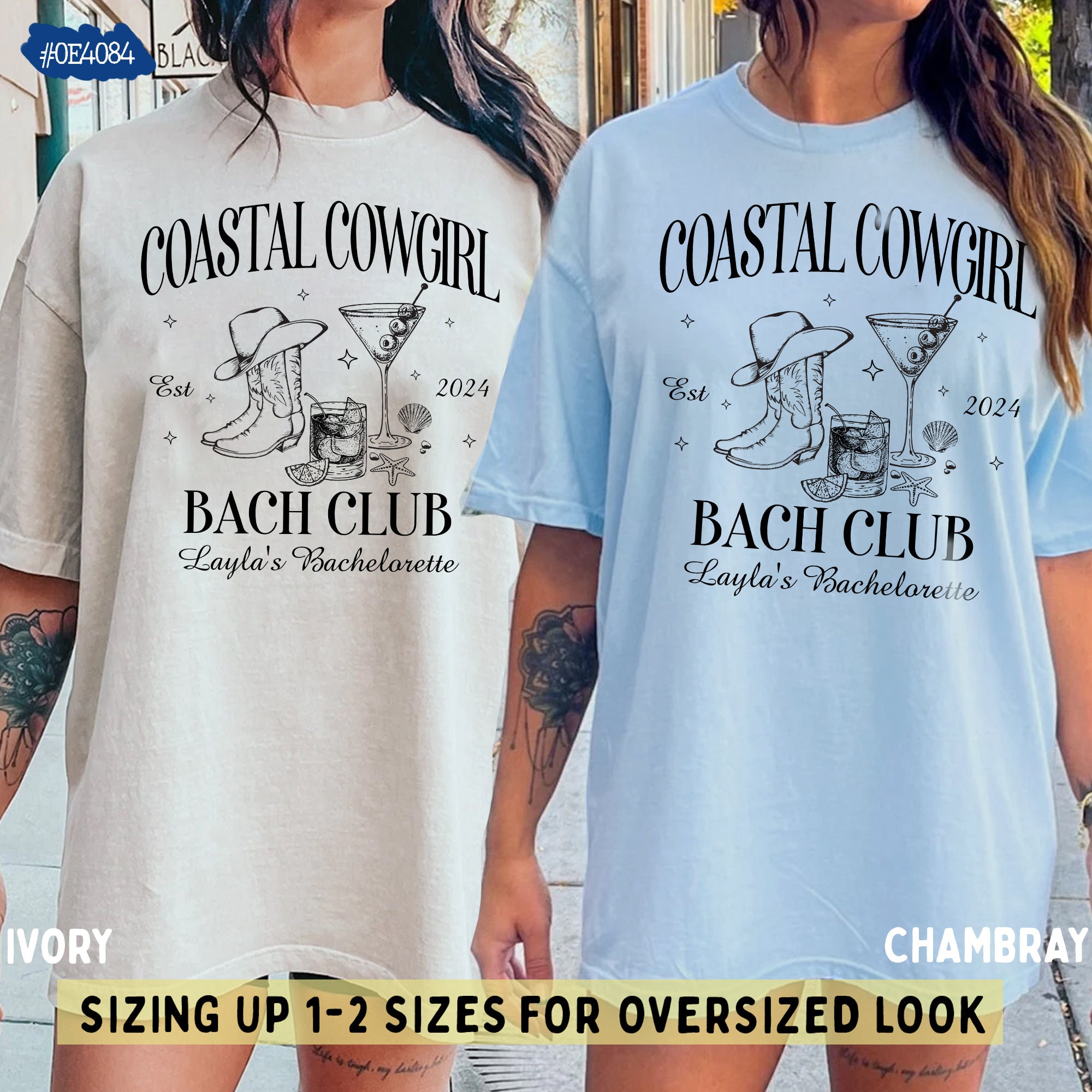 Coastal Cowgirl Bachelorette & Western Bridal Party Shirts image 3