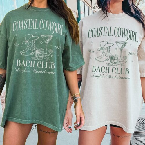 Coastal Cowgirl Bachelorette & Western Bridal Party Shirts image 0