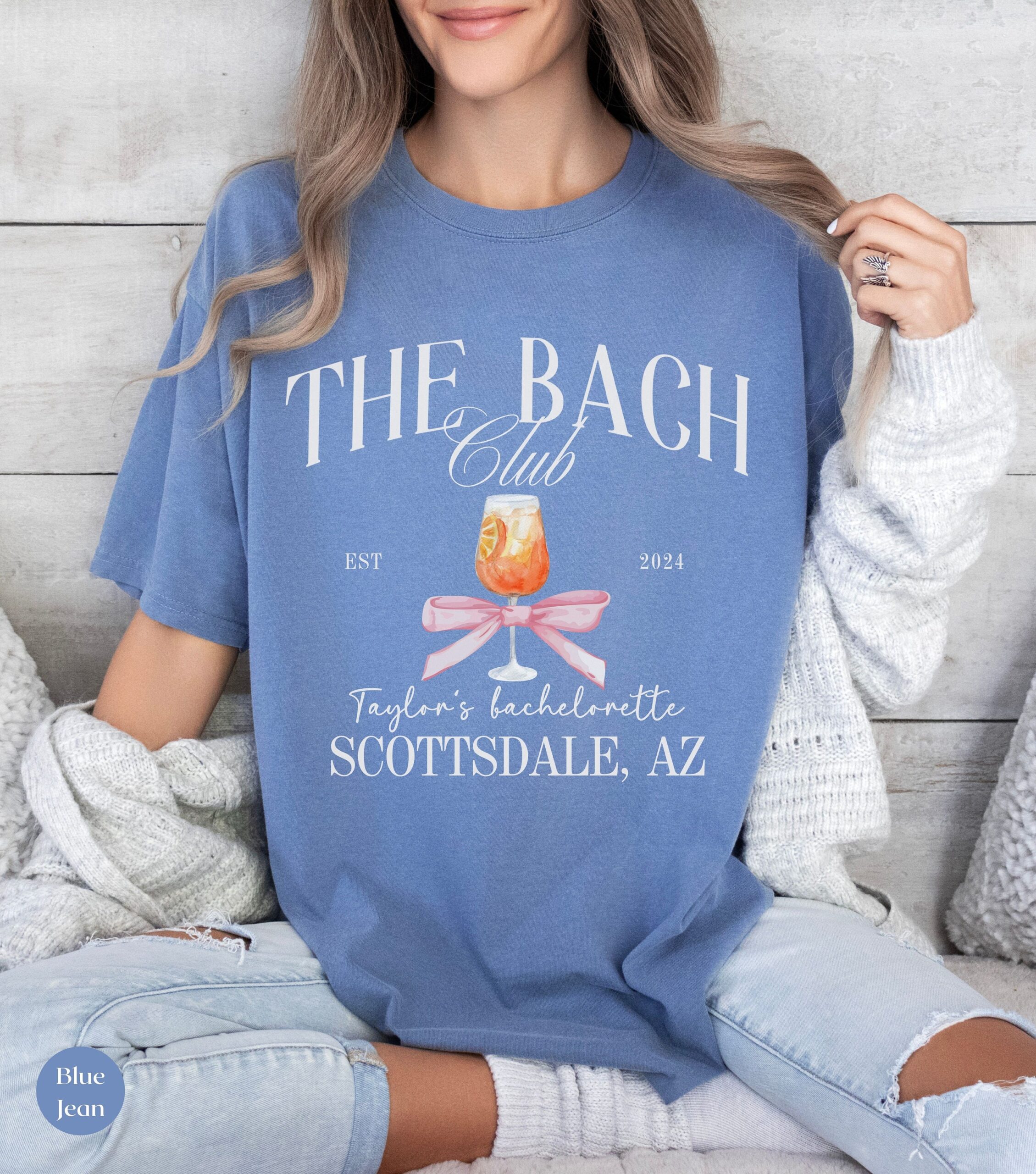 Custom Coquette Bachelorette Shirts - The Bach Club Tees image 5